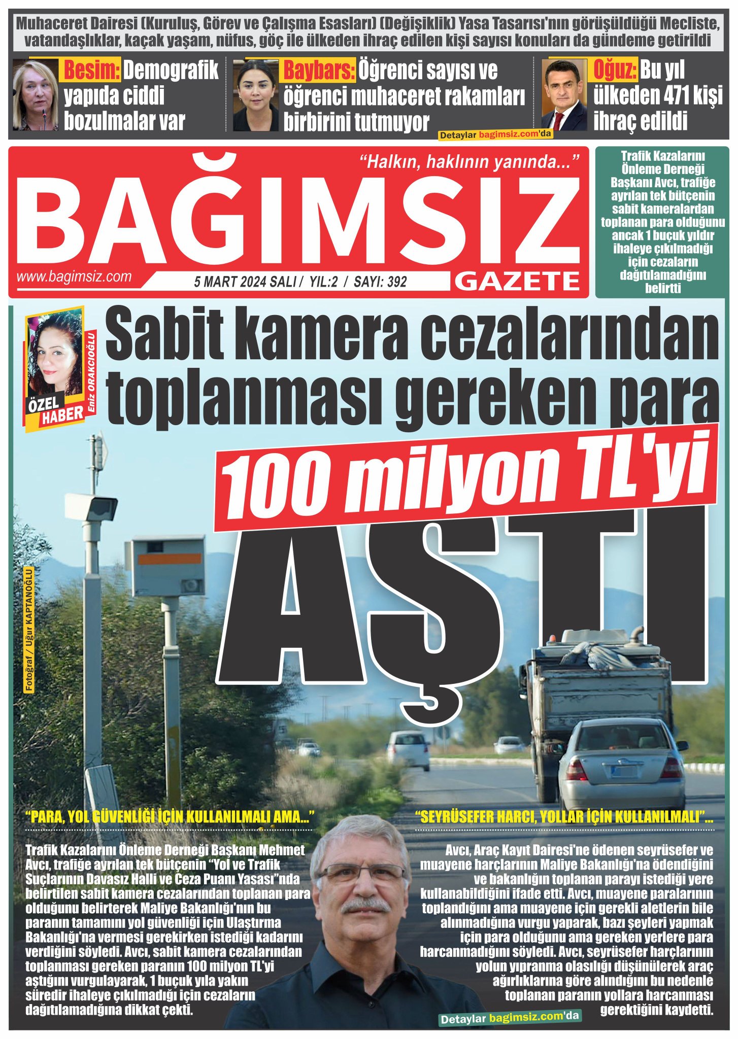 Bağımsız Gazete 392.Sayı