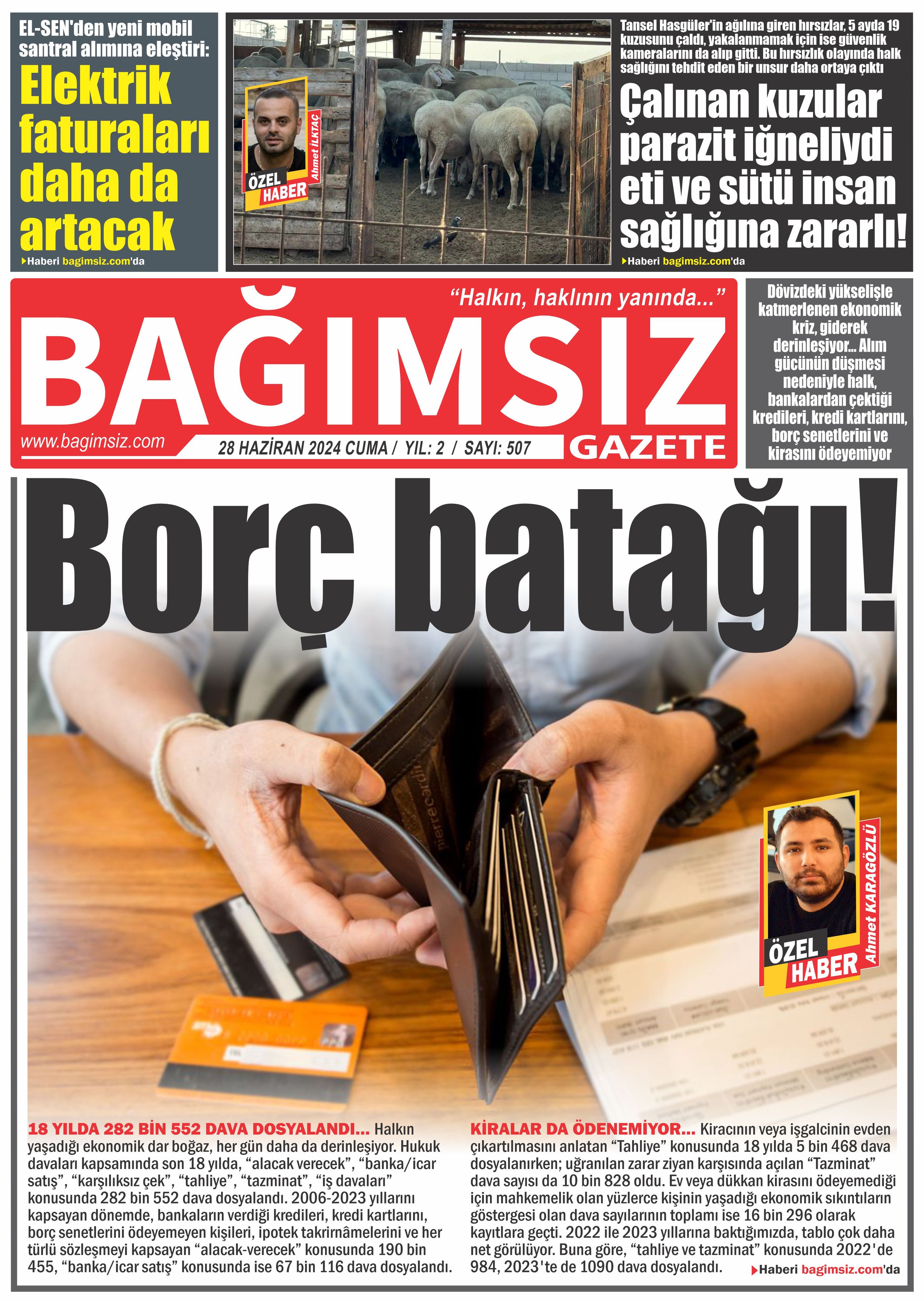 Bağımsız Gazete 507.Sayı