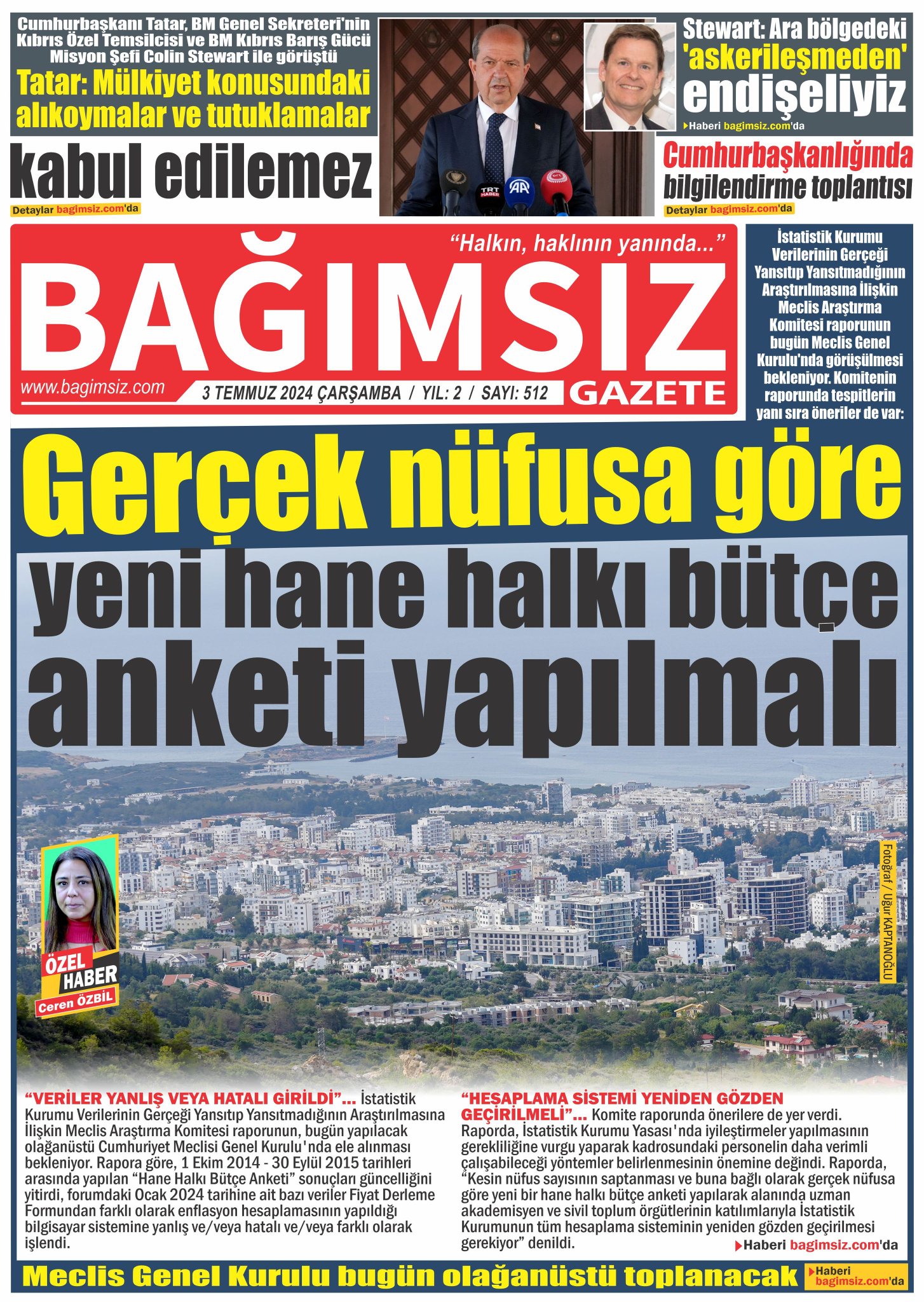 Bağımsız Gazete 512.Sayı