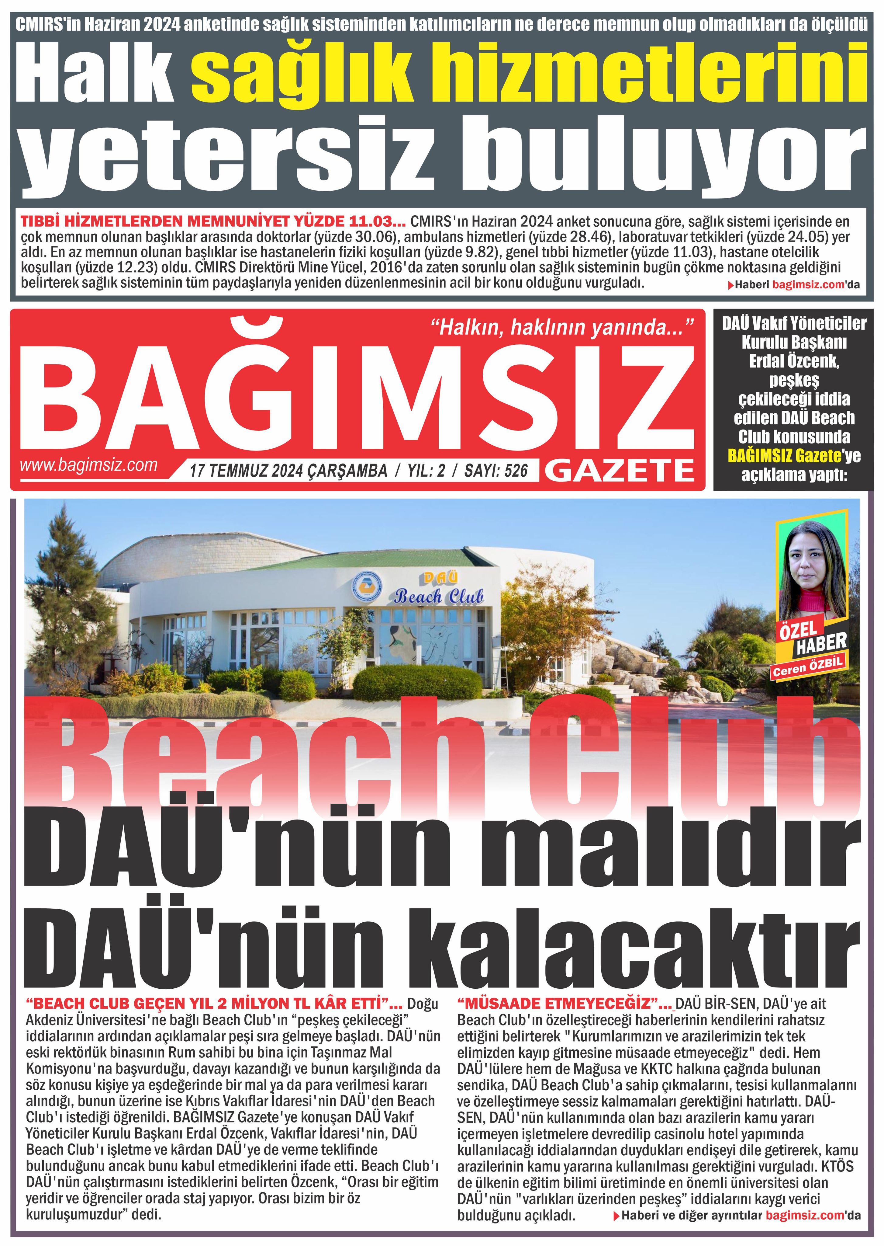 Bağımsız Gazete 526.Sayı