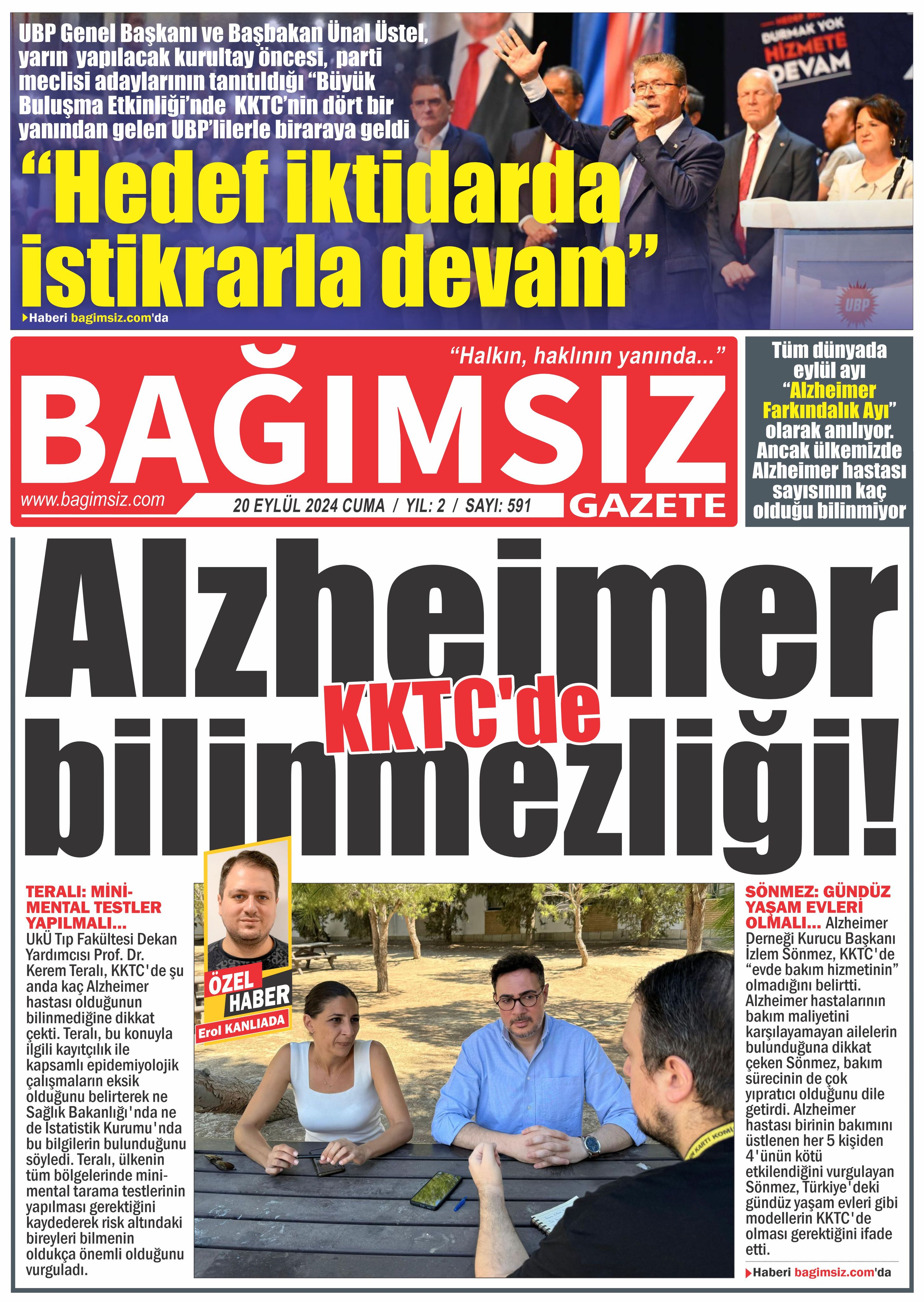 Bağımsız Gazete 591.Sayı