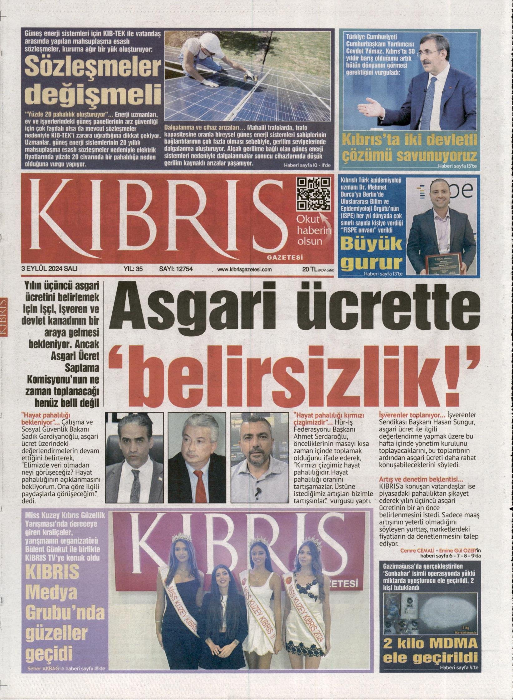 K I B R I S G A Z E T E S İ 20240903