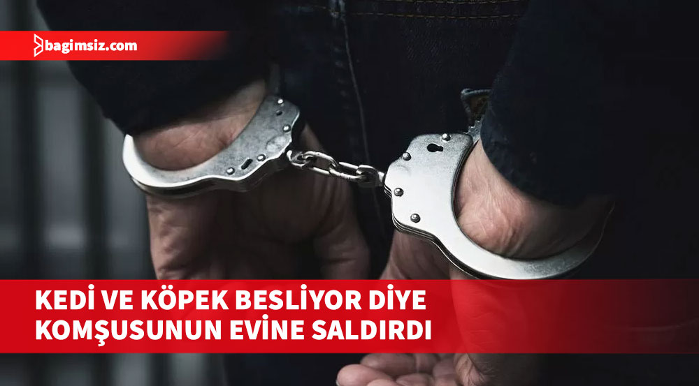 Lapta’da evinde evcil hayvan beslediği gerekçesiyle komşunun evine parke taşıyla saldırdı!