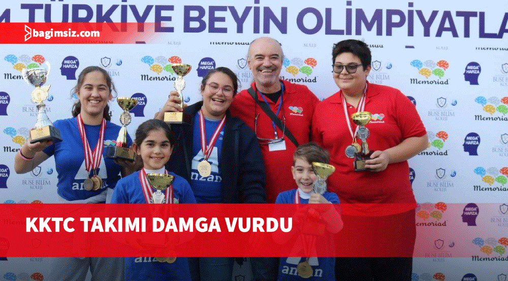 Türkiye Beyin Olimpiyatları’na KKTC takımı damga vurdu