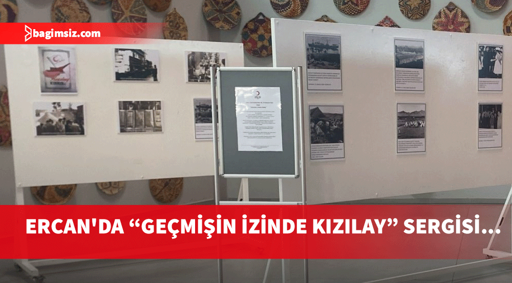 Ercan Havalimanı’nda “Geçmişin İzinde Kızılay” resim sergisi açıldı