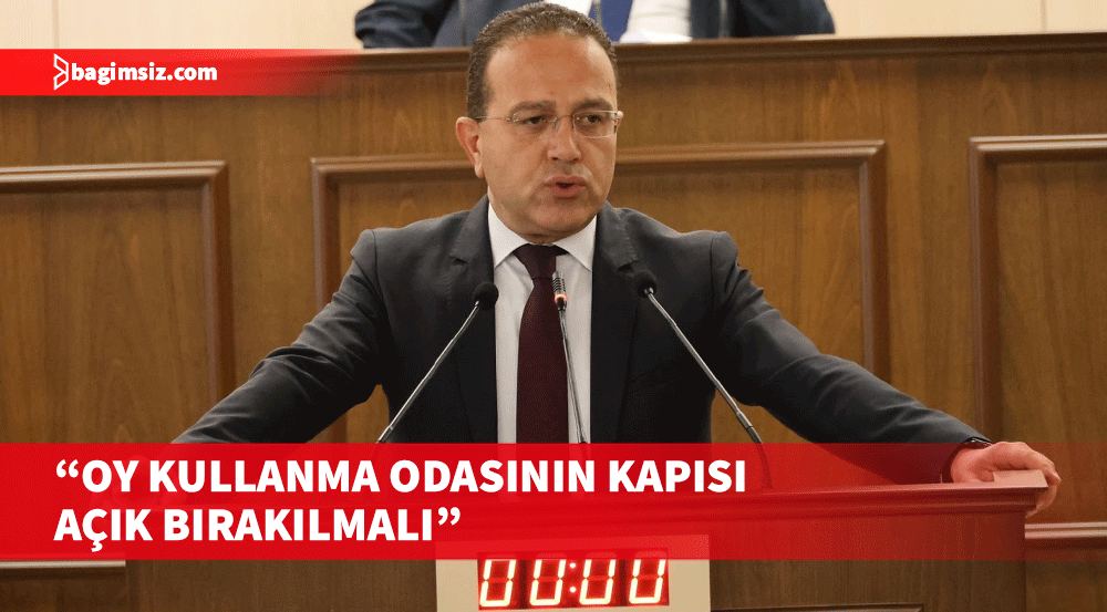 Erkut Şahali: Oy kullanma odasının kapısı açık bırakılmalı