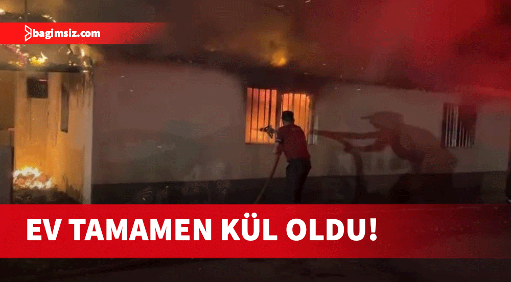 Aydınköy'de bulunan bir evde yangın meydana geldi