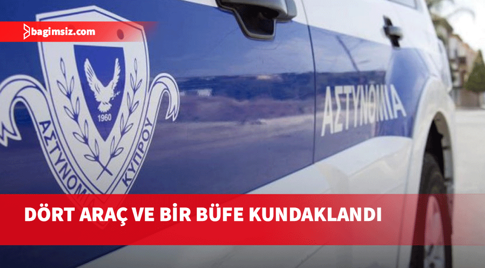 Limasol’da dört araç ve bir büfe kundaklandı