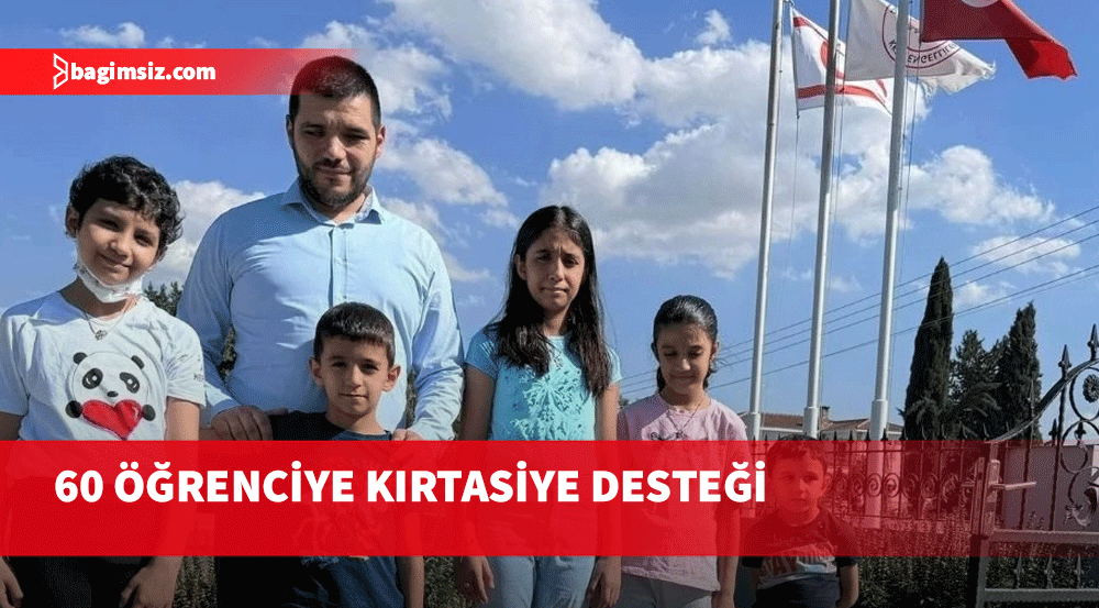 KKTC Engelliler Dayanışma Derneği’nden 60 öğrenciye kırtasiye desteği