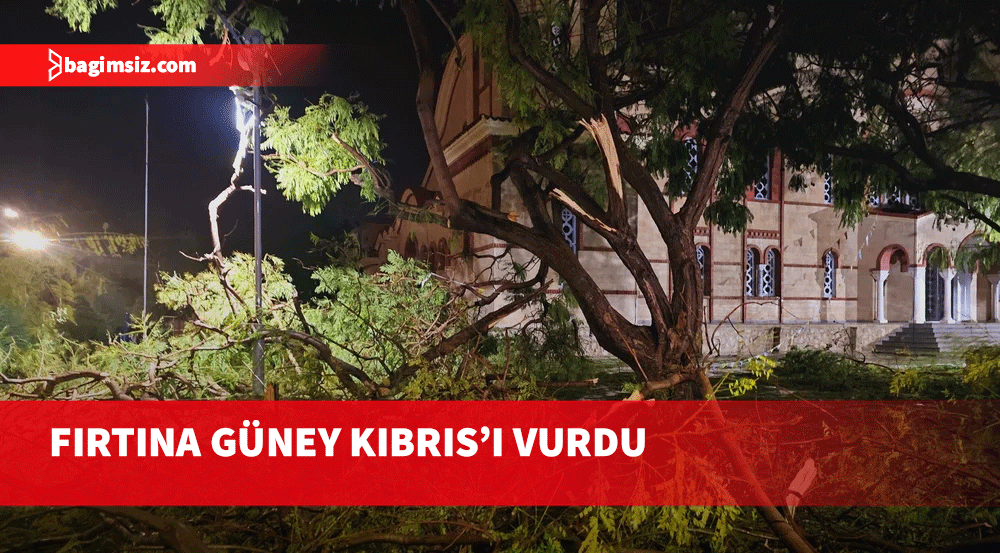 Olumsuz hava koşulları Güney Kıbrıs'ı vurdu