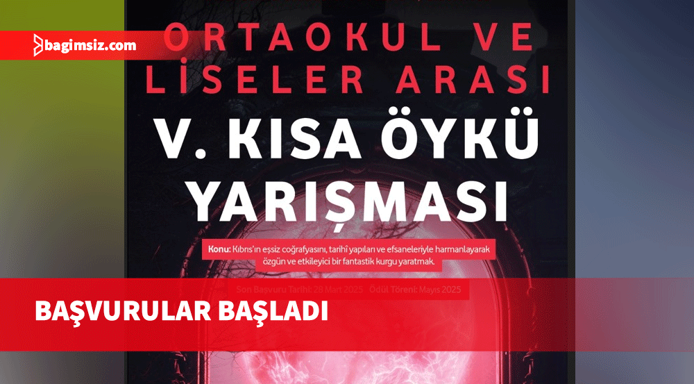 Kısa Öykü Yarışması için başvurular başladı