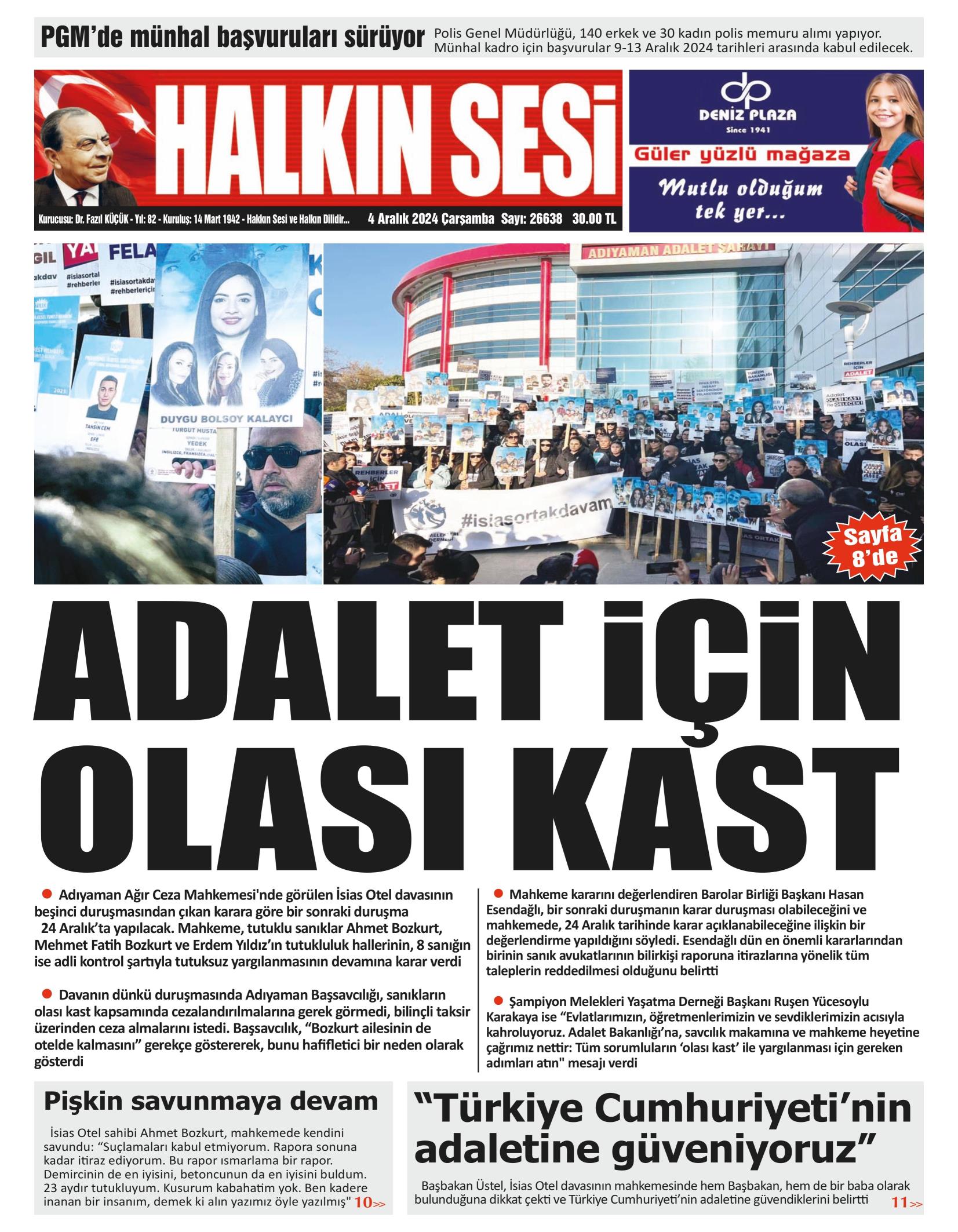 H A L K I N S E S İ 20241204