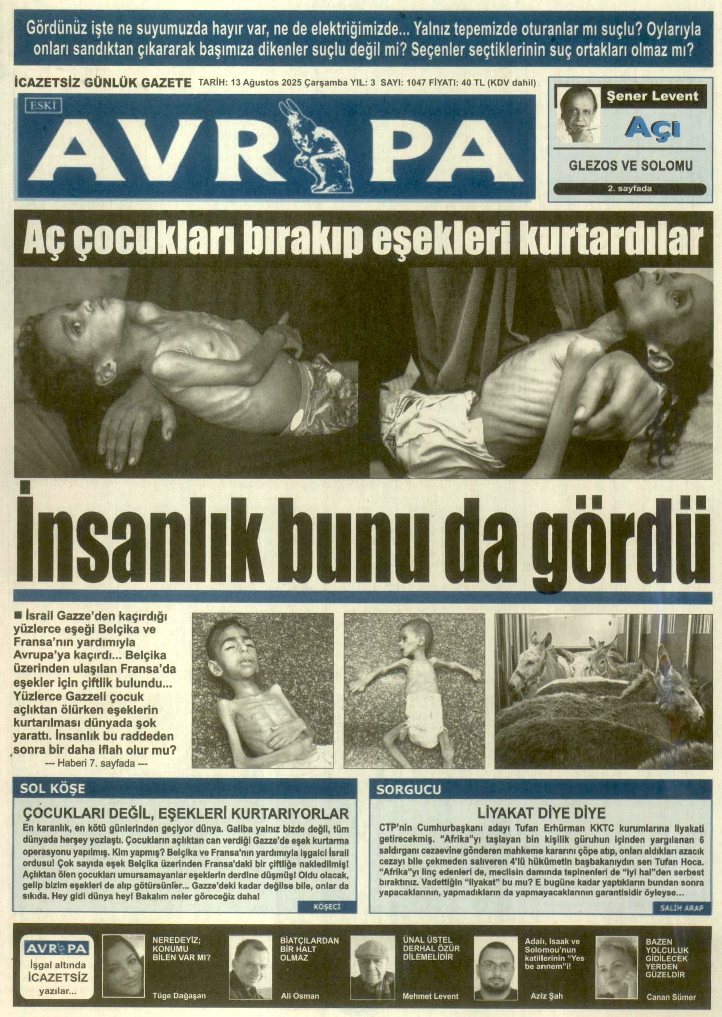 A V R U P A G A Z E T E S I 20250813