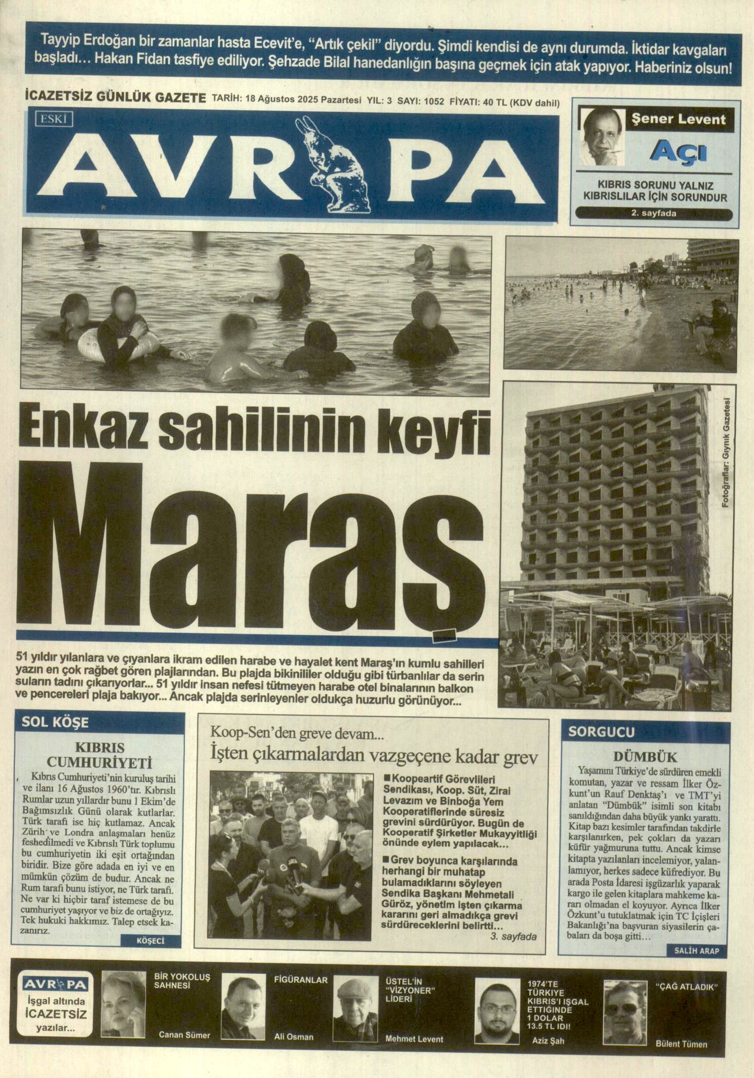 A V R U P A G A Z E T E S I 20250818