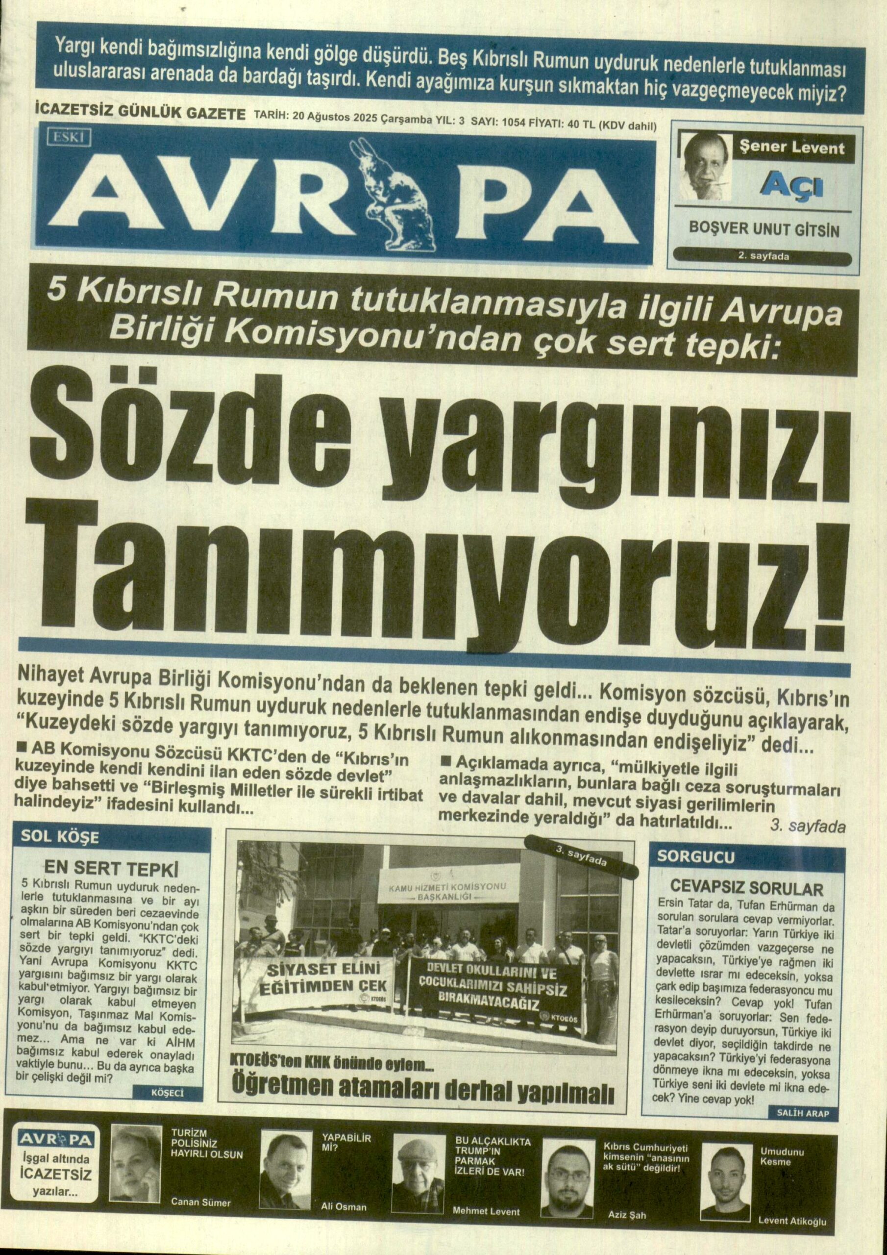 A V R U P A G A Z E T E S I 20250820 Scaled