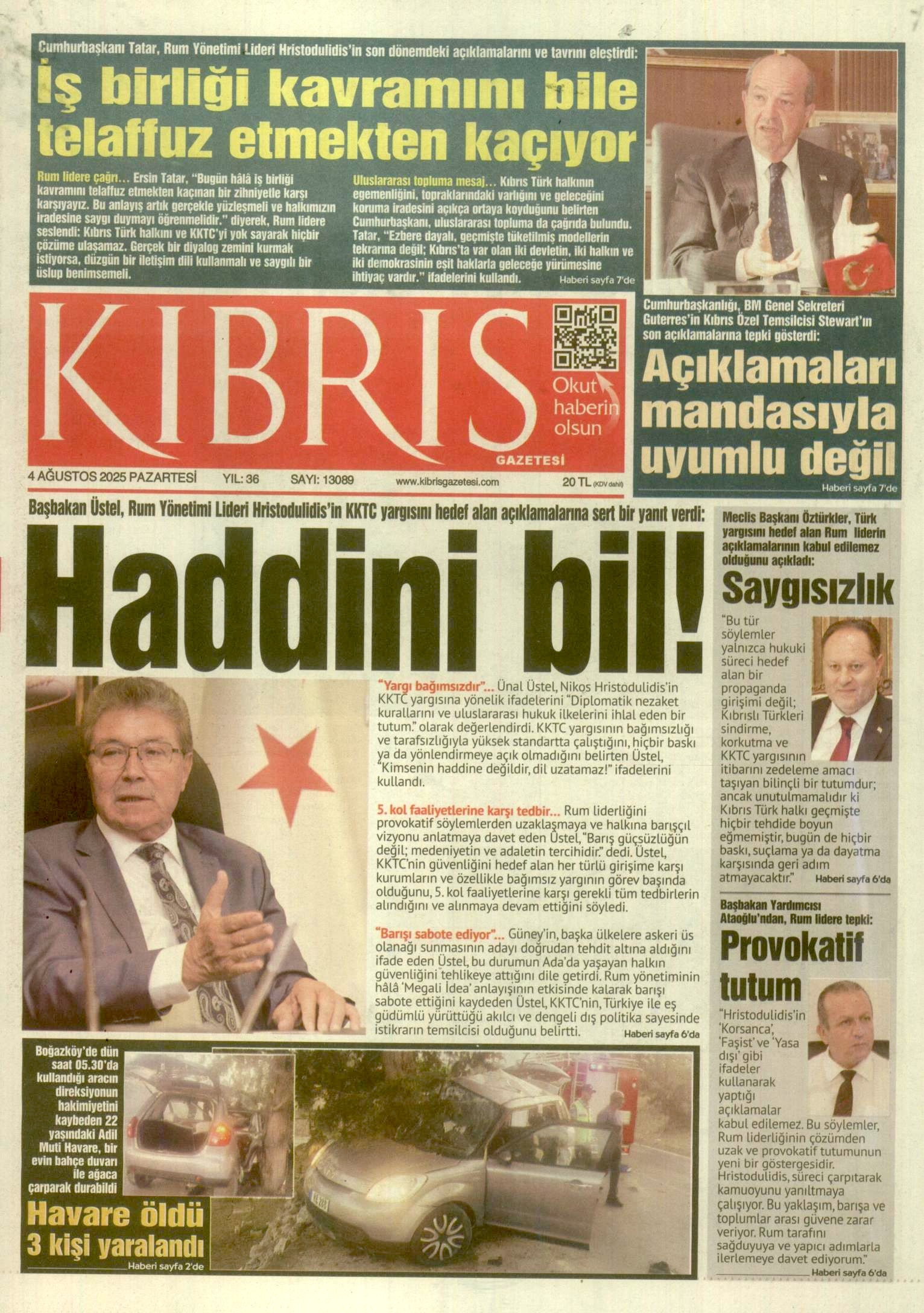 K I B R I S G A Z E T E S I 20250804