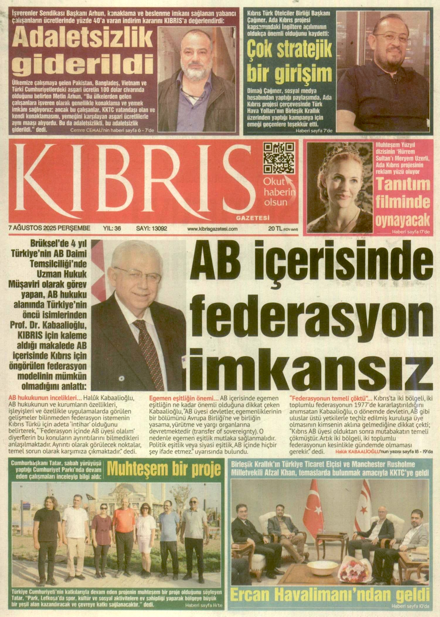 K I B R I S G A Z E T E S I 20250807