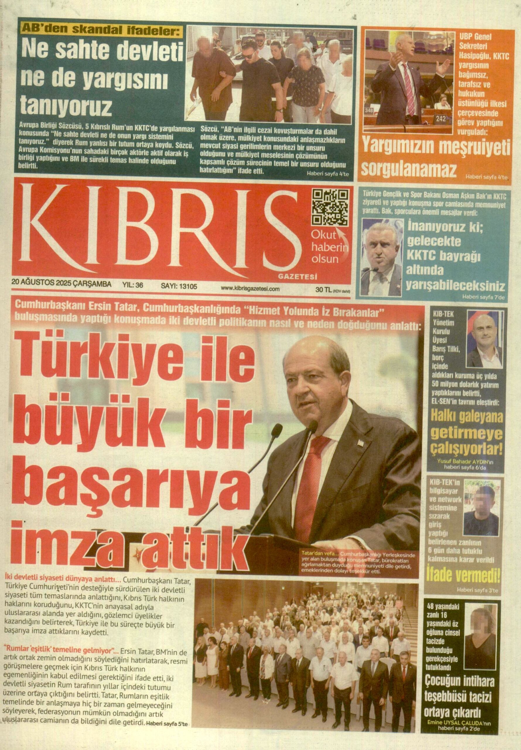 K I B R I S G A Z E T E S I 20250820 Scaled