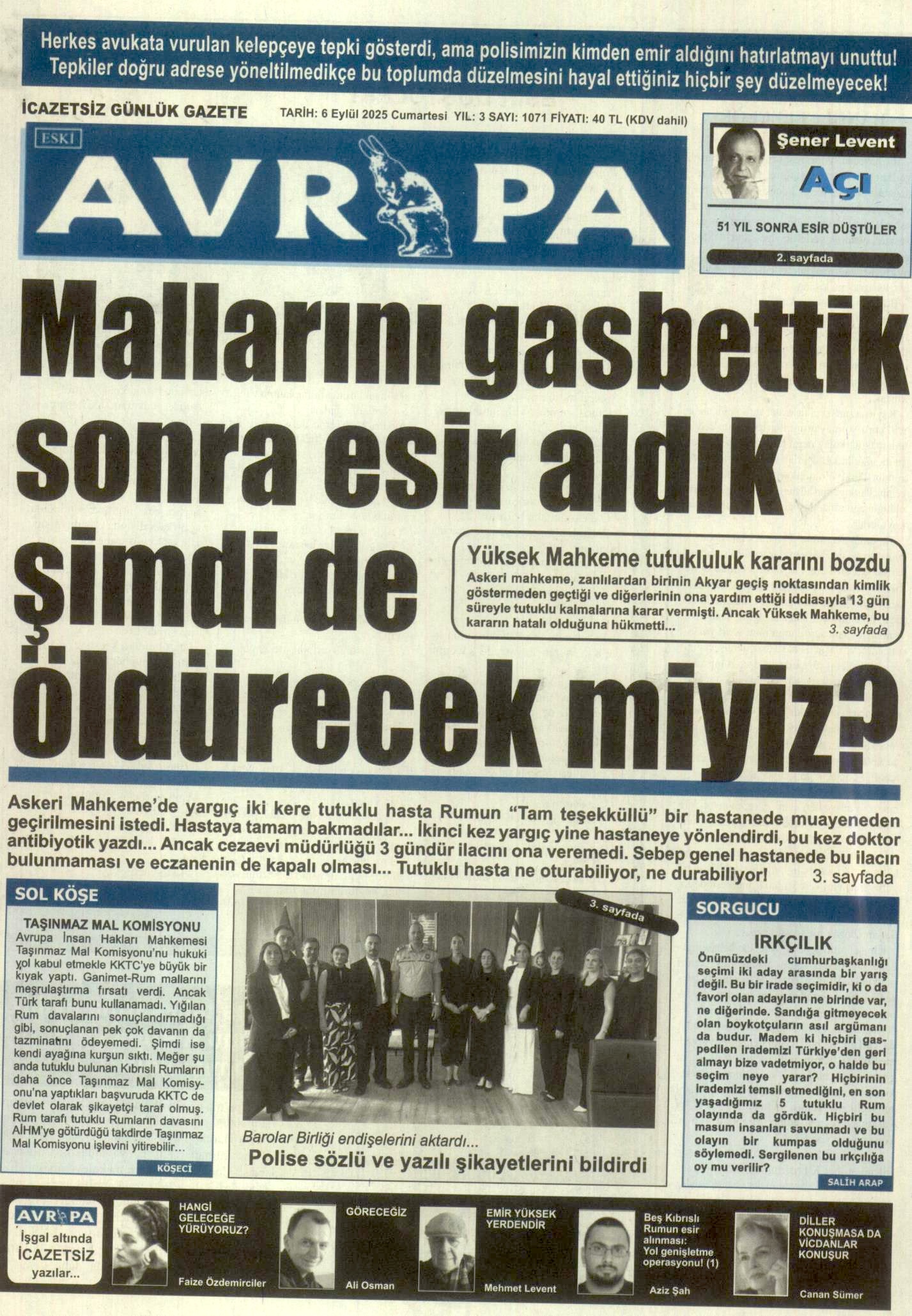 A V R U P A G A Z E T E S I 20250906 1