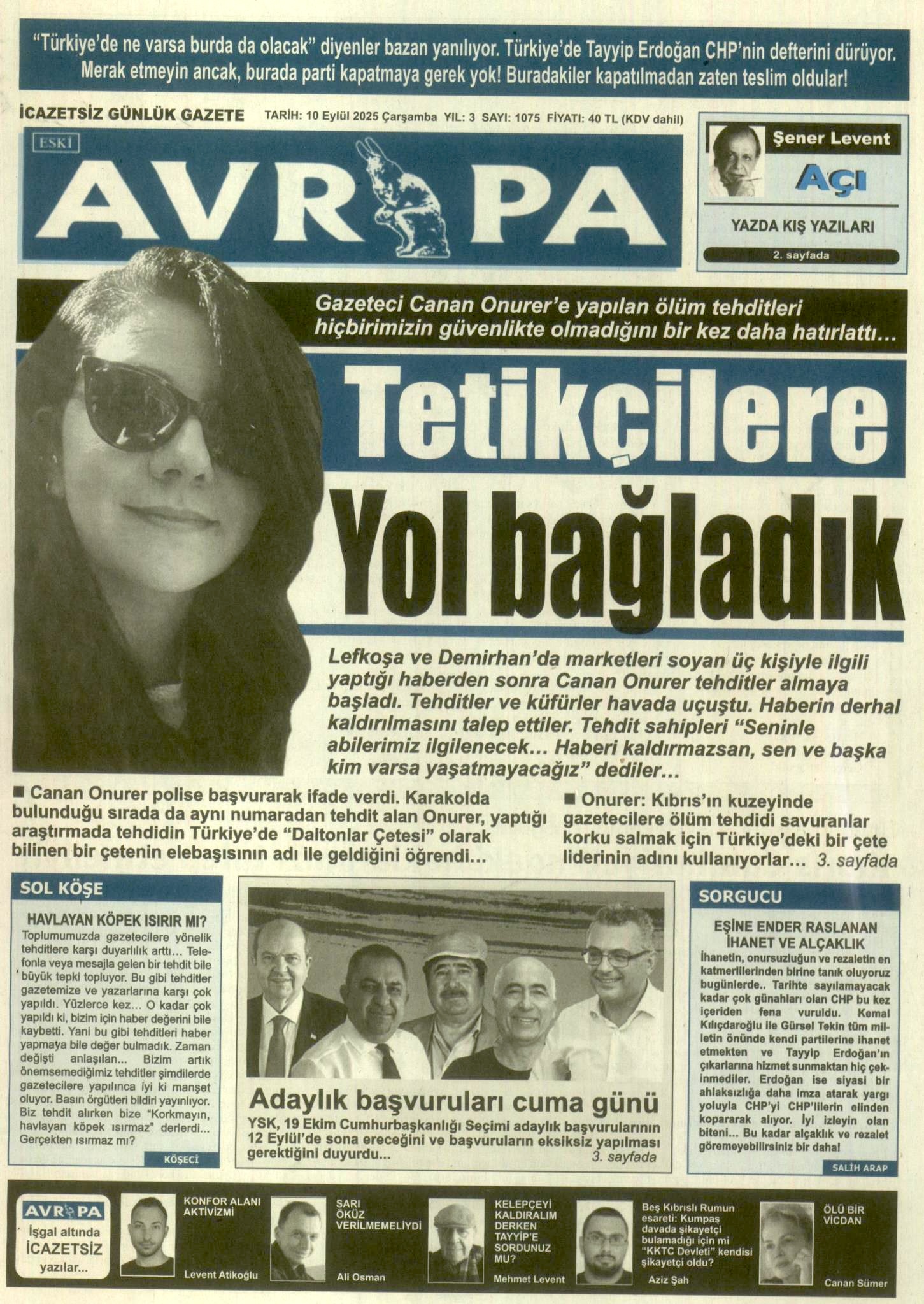 A V R U P A G A Z E T E S I 20250910