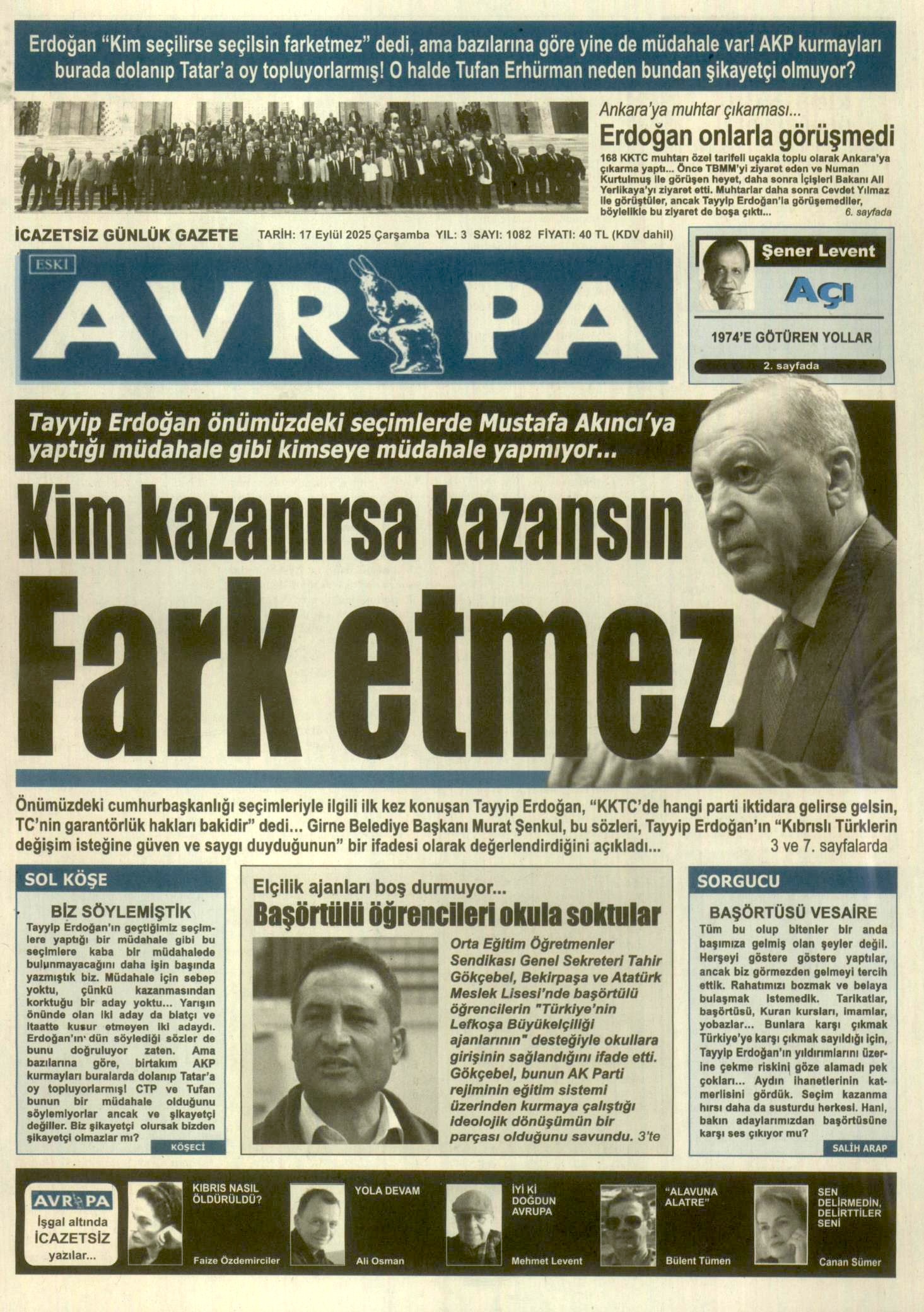 A V R U P A G A Z E T E S I 20250917