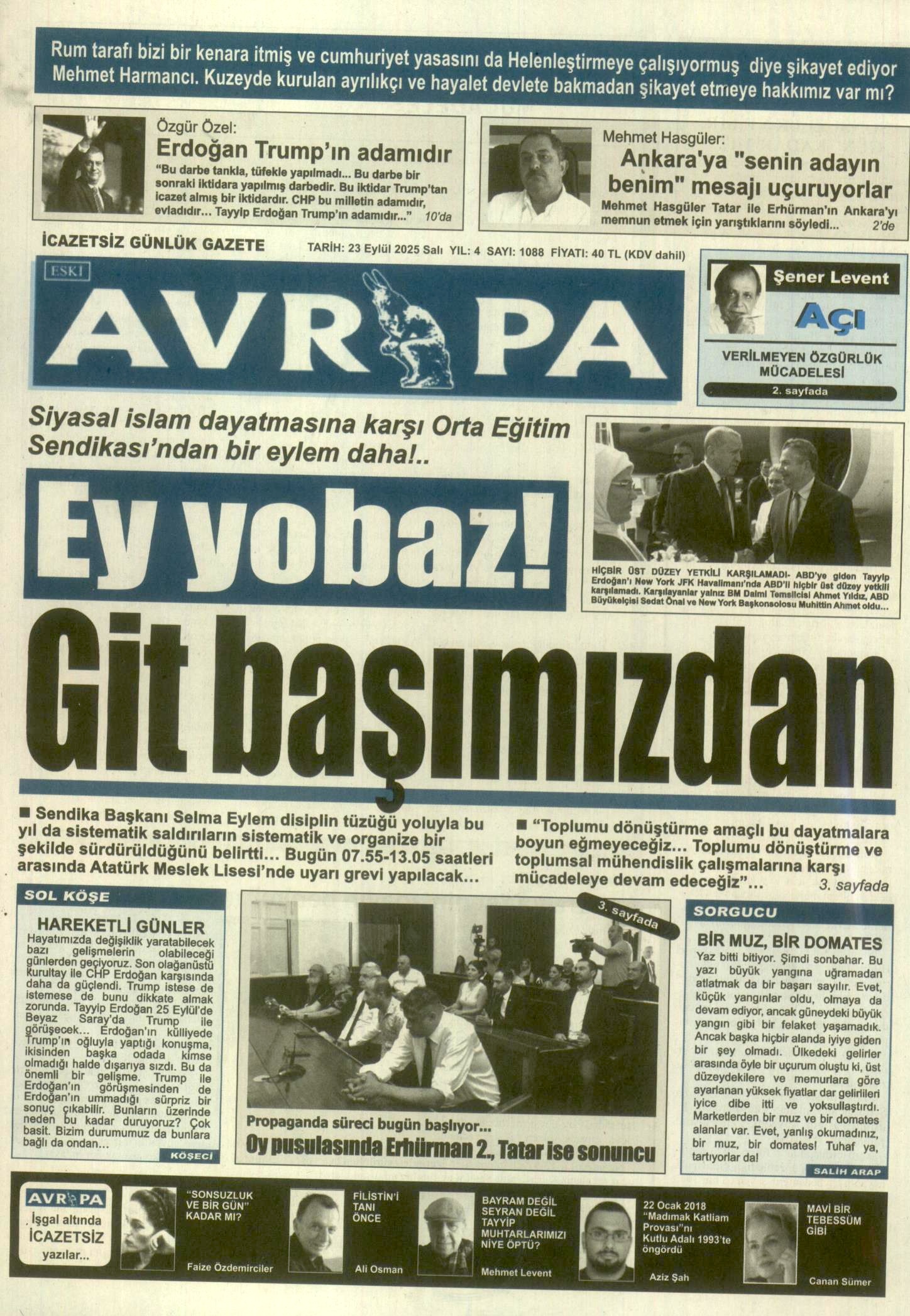 A V R U P A G A Z E T E S I 20250923