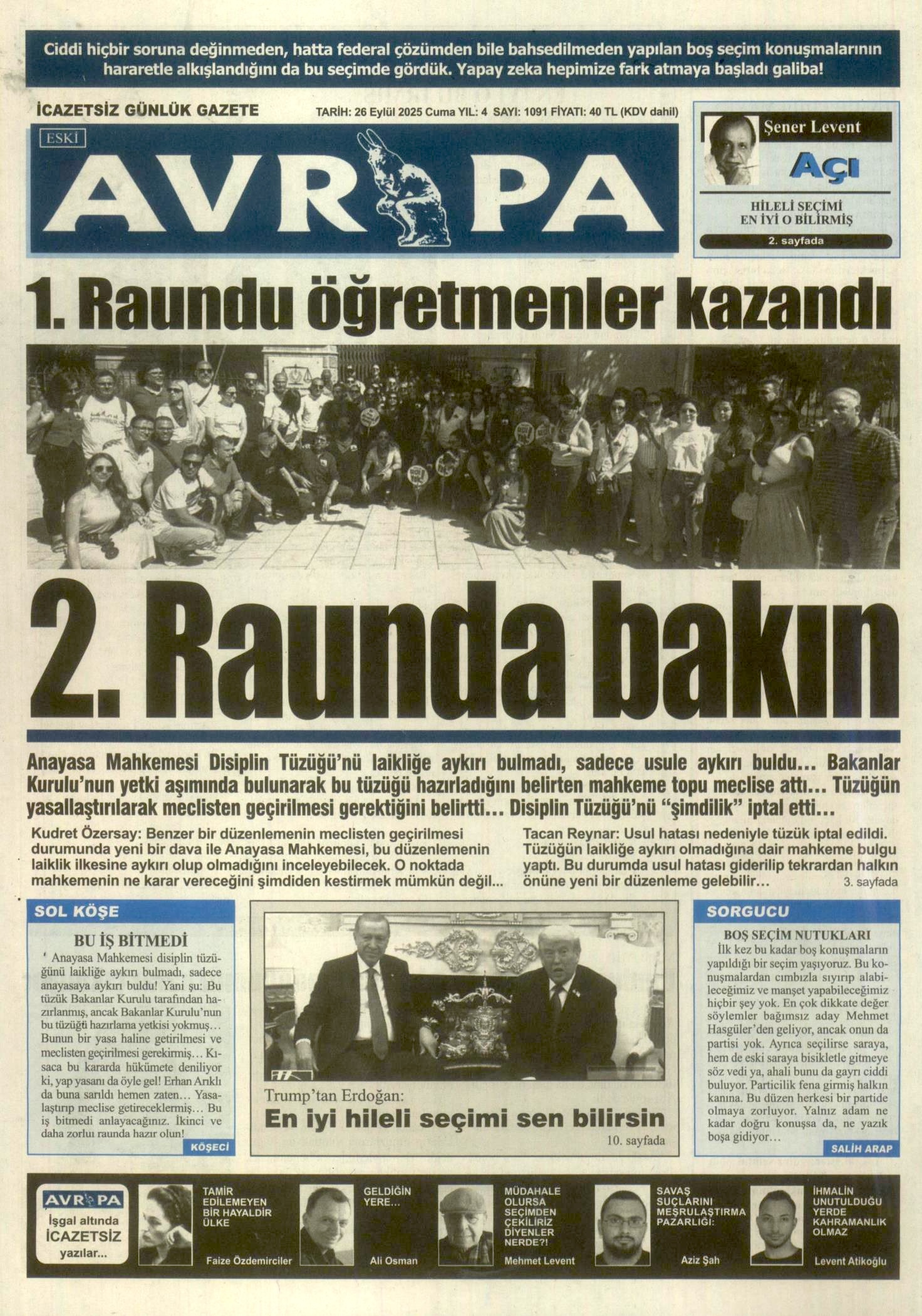 A V R U P A G A Z E T E S I 20250926