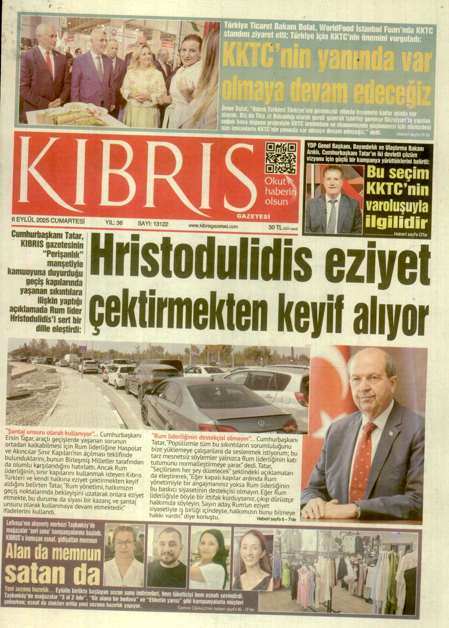K I B R I S G A Z E T E S I 20250906