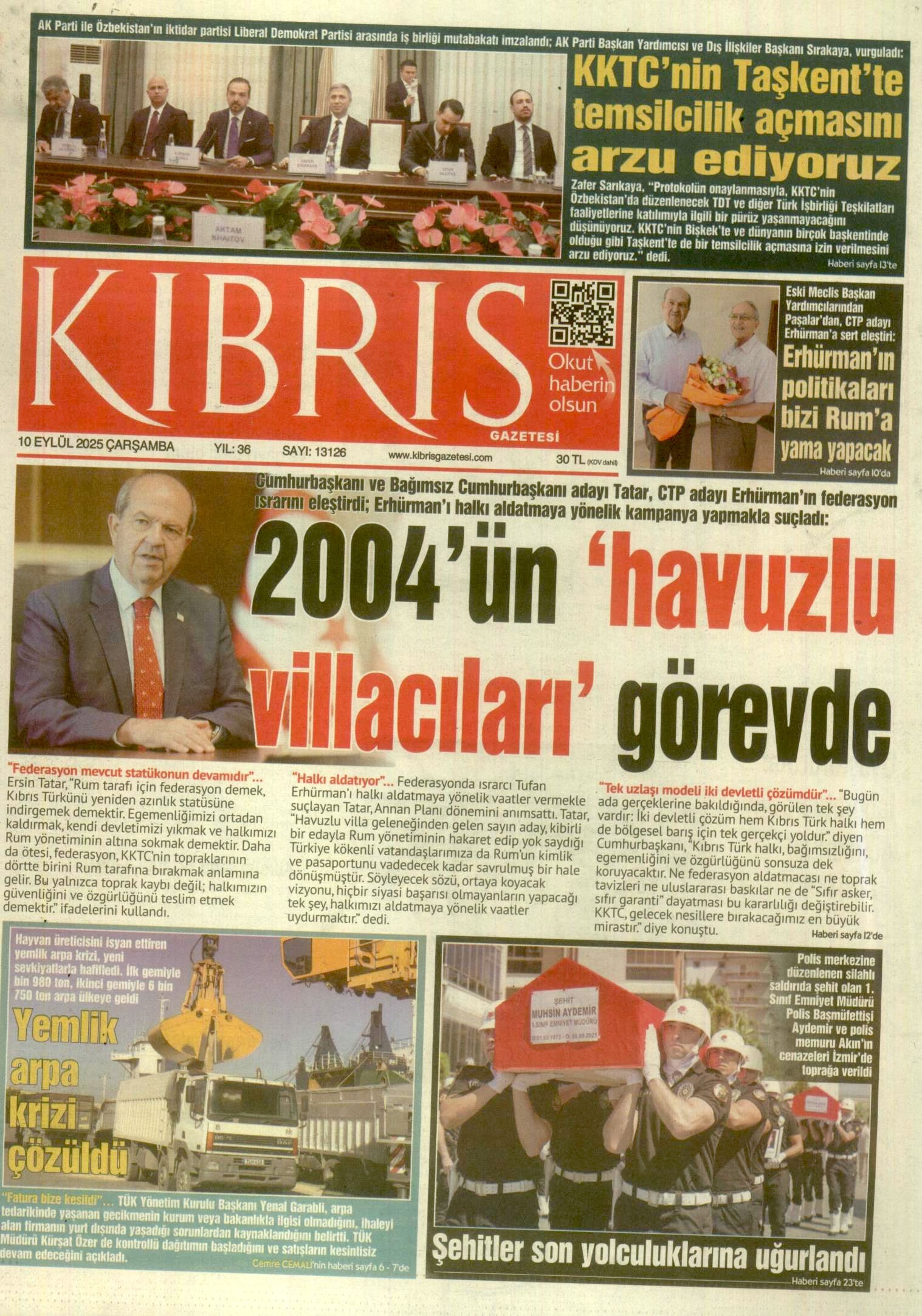 K I B R I S G A Z E T E S I 20250910