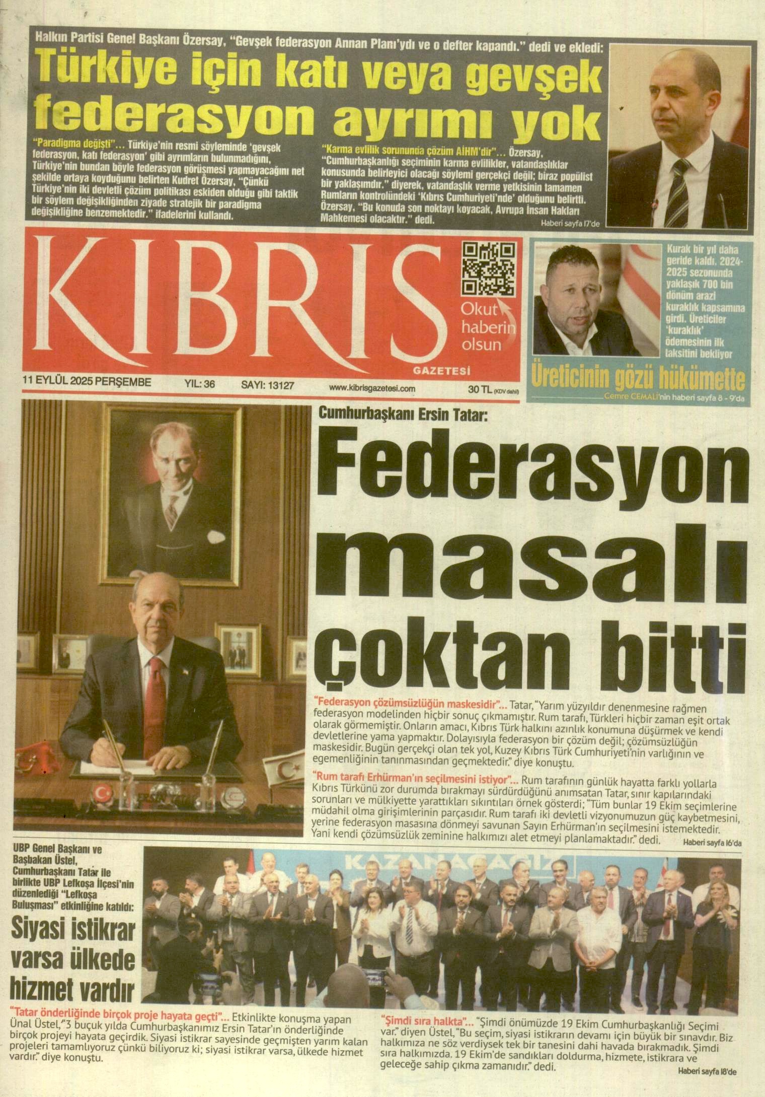 K I B R I S G A Z E T E S I 20250911