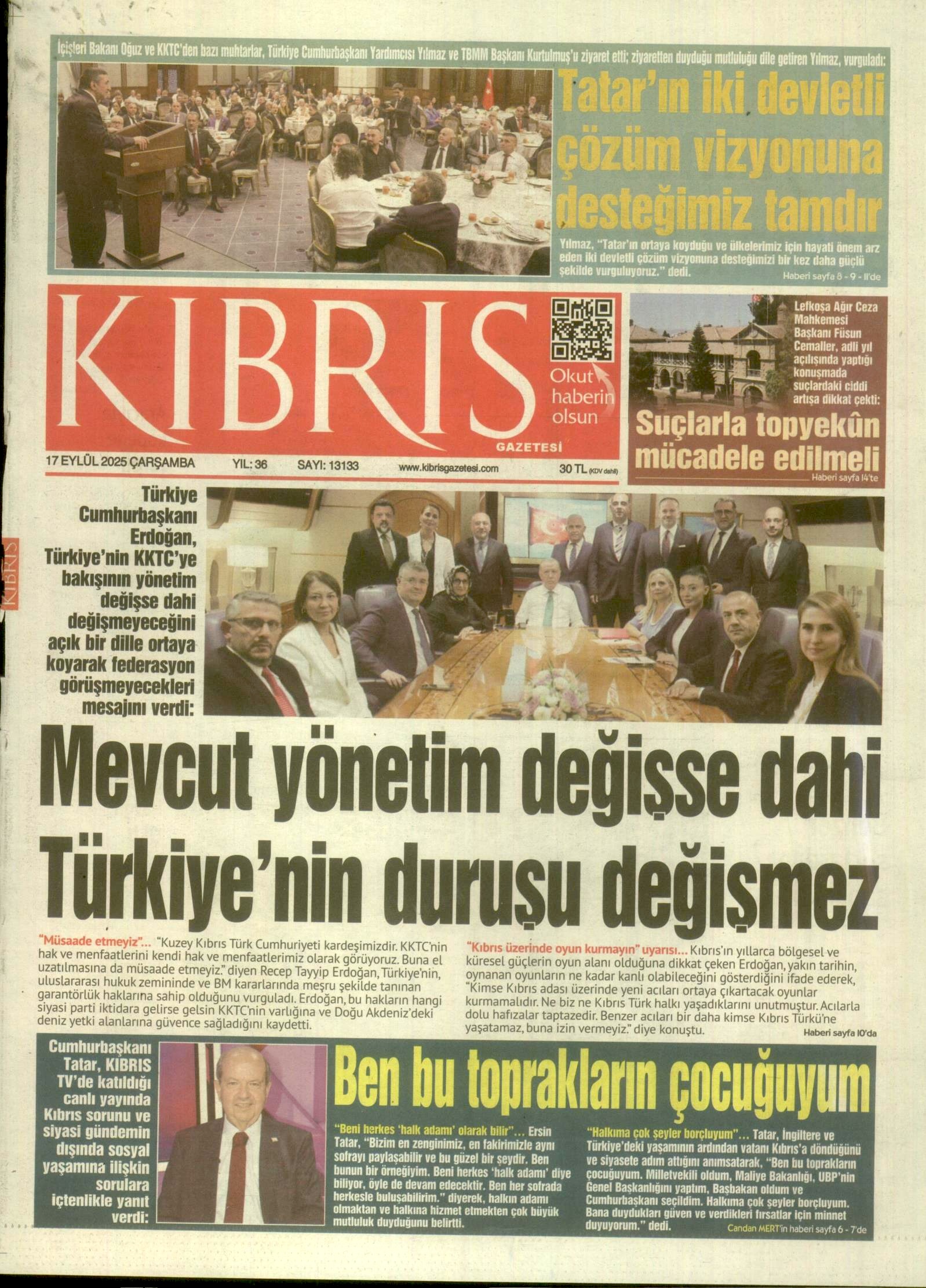 K I B R I S G A Z E T E S I 20250917
