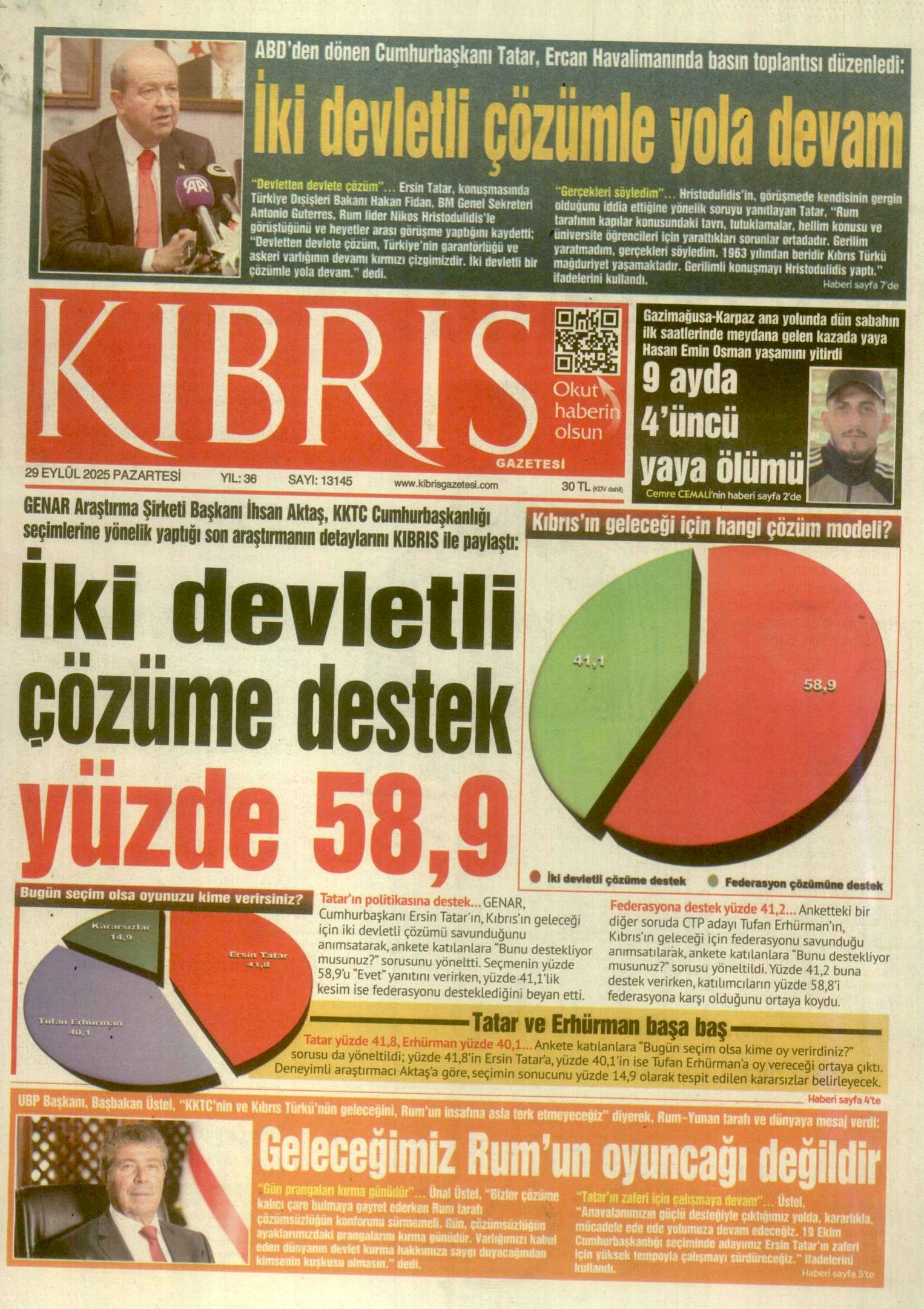 K I B R I S G A Z E T E S I 20250929