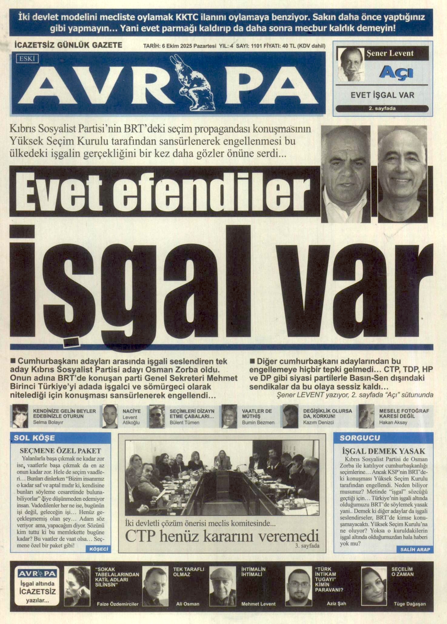 A V R U P A G A Z E T E S I 20251006