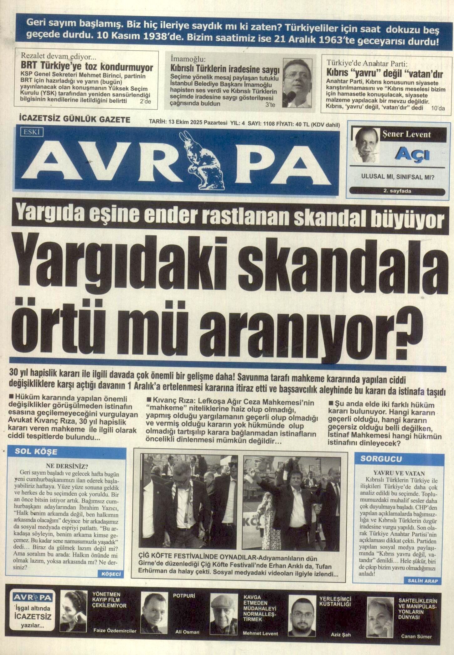 A V R U P A G A Z E T E S I 20251013