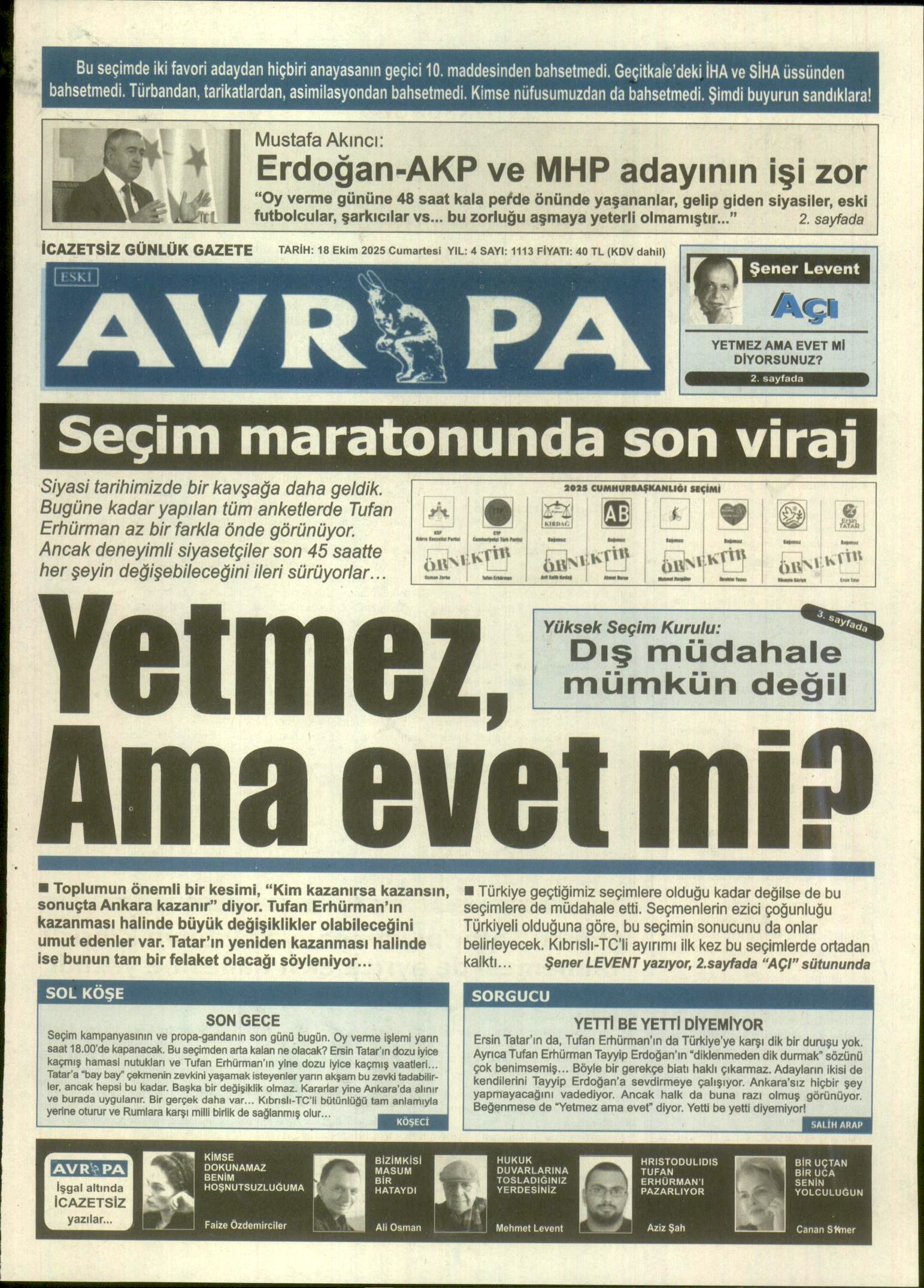 A V R U P A G A Z E T E S I 20251018