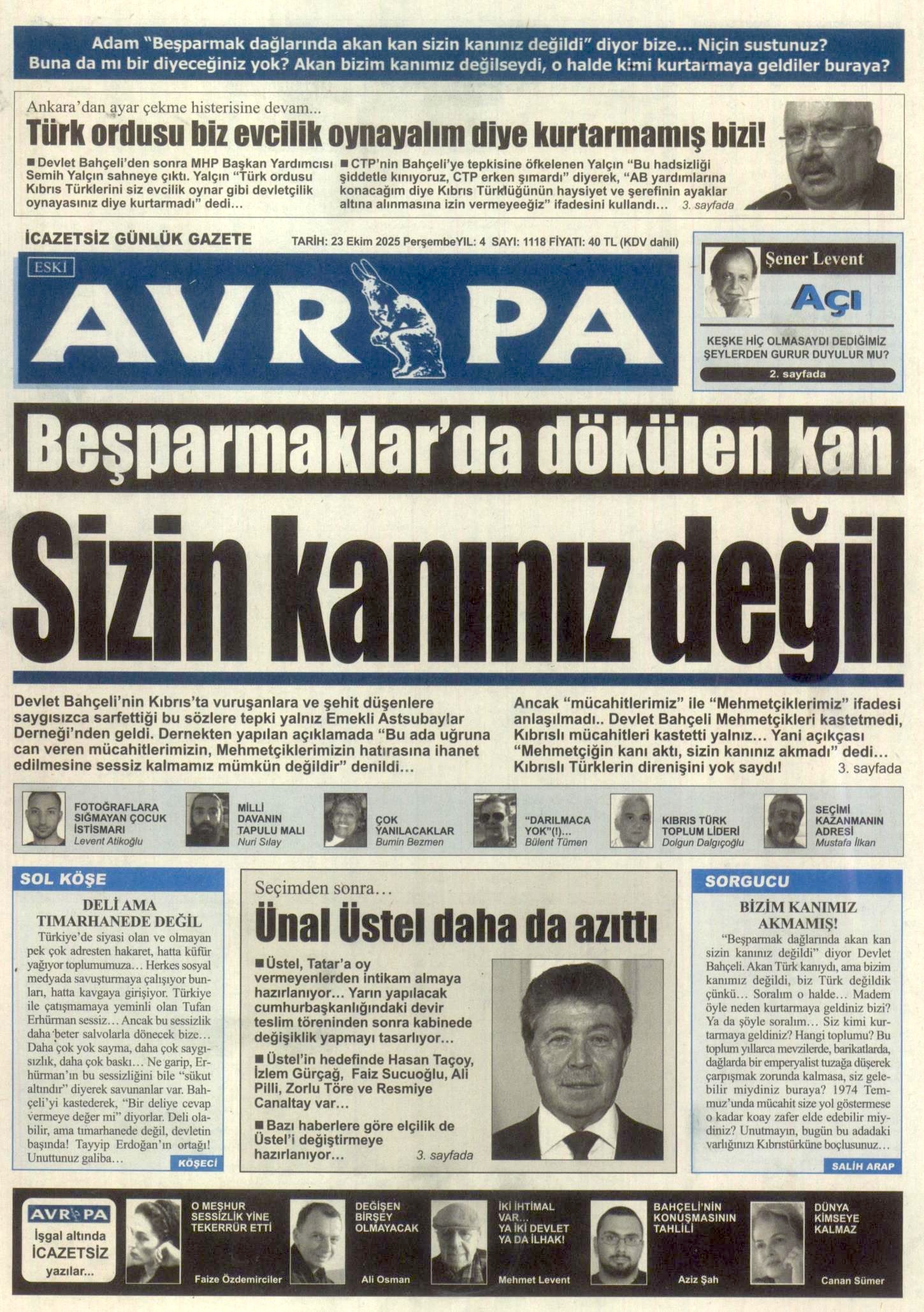 A V R U P A G A Z E T E S I 20251023