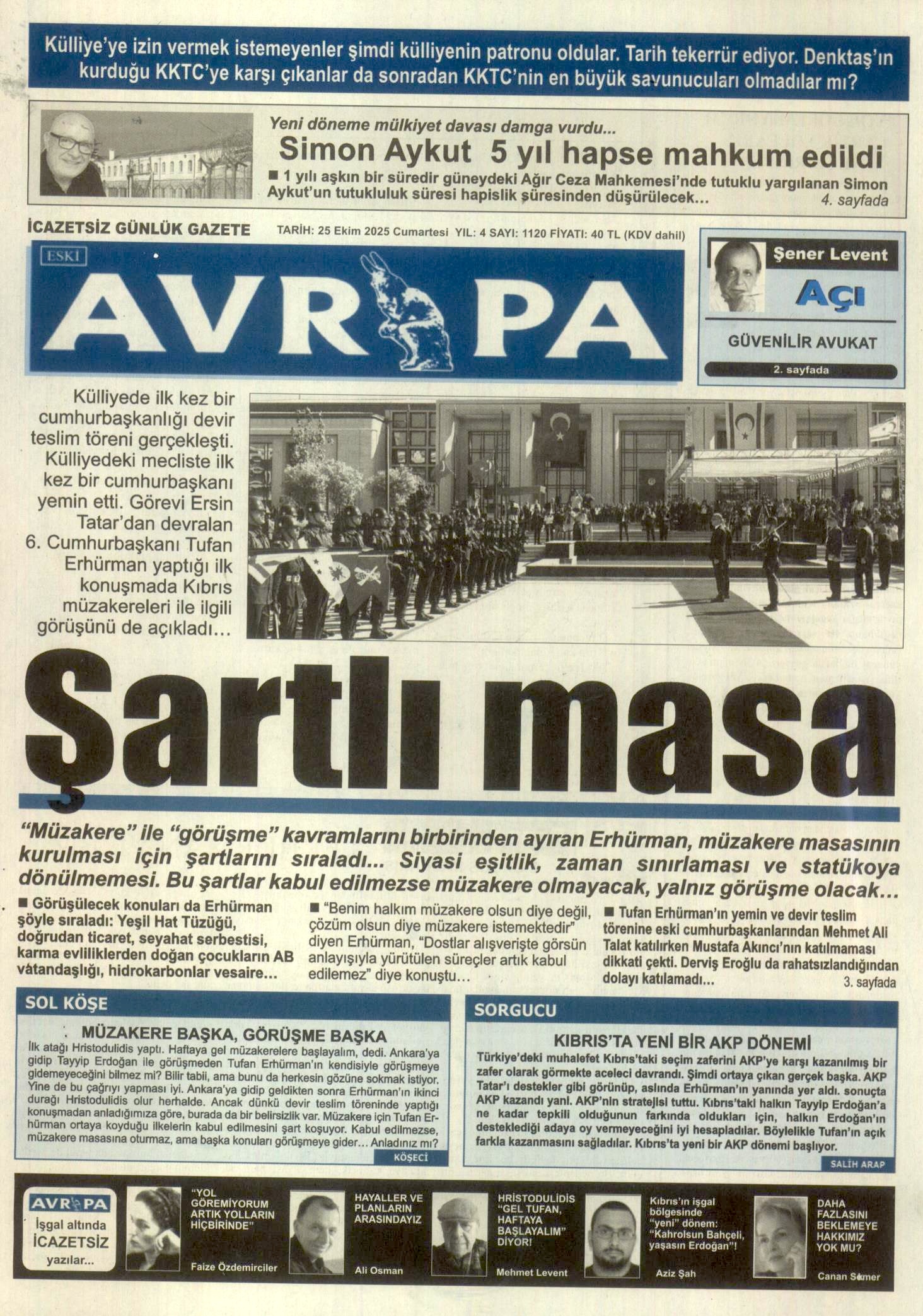 A V R U P A G A Z E T E S I 20251025