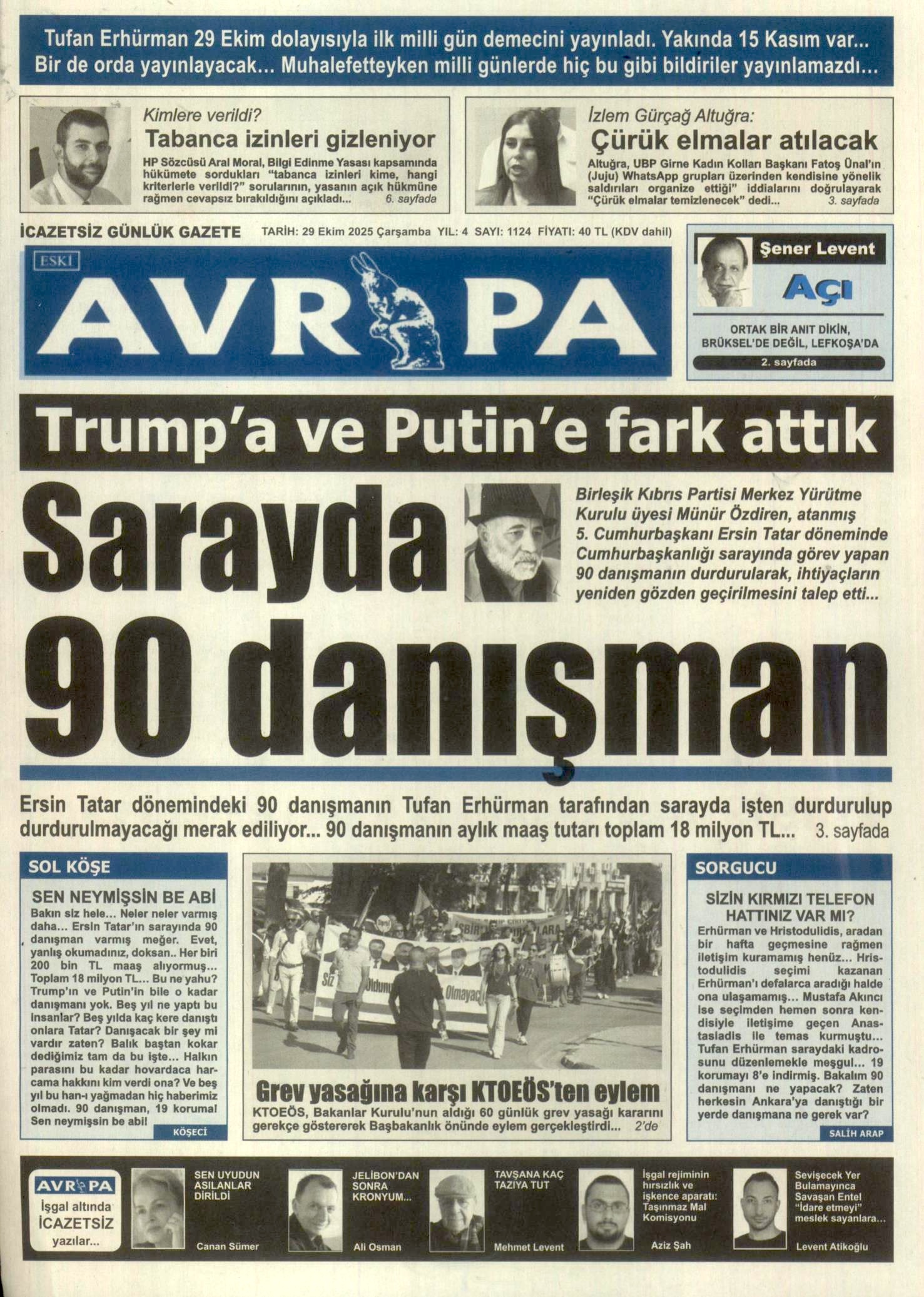 A V R U P A G A Z E T E S I 20251029