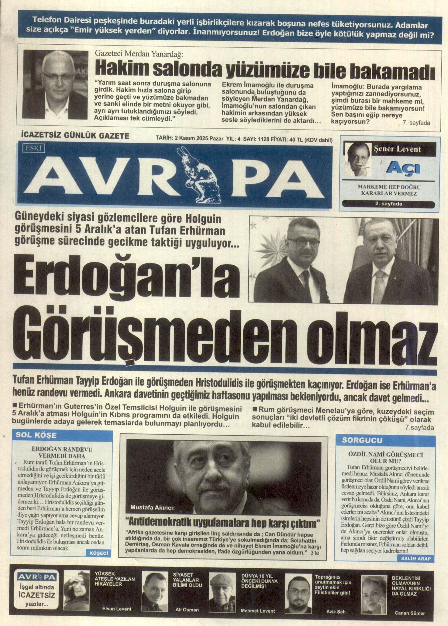 A V R U P A G A Z E T E S I 20251102