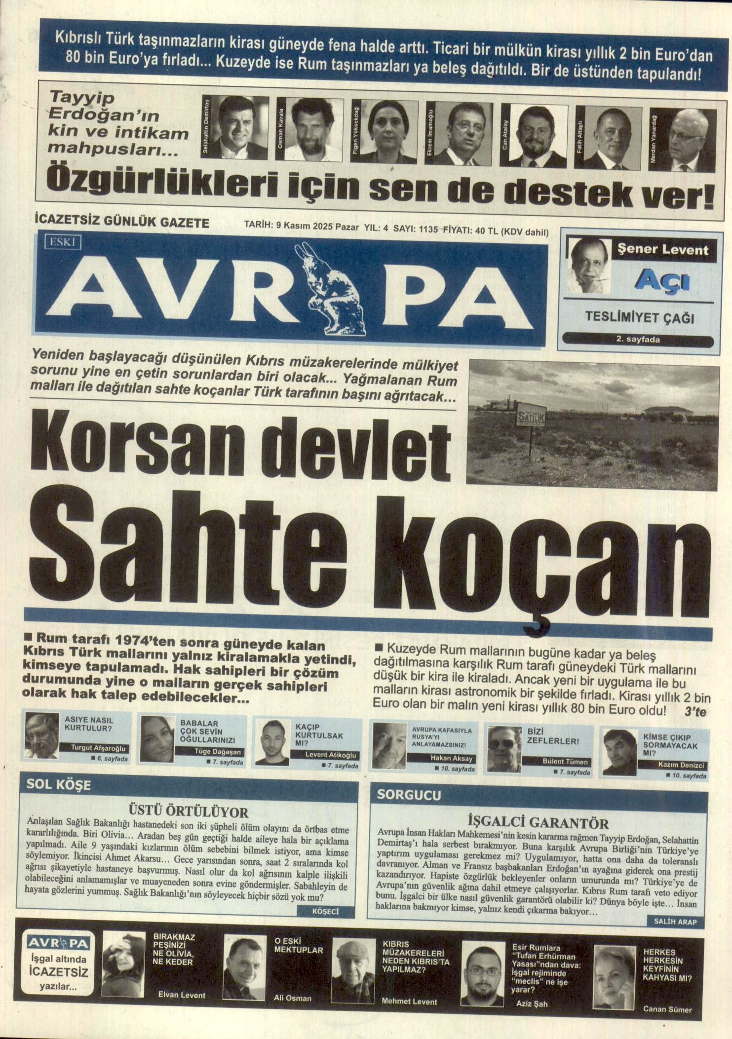 A V R U P A G A Z E T E S I 20251109