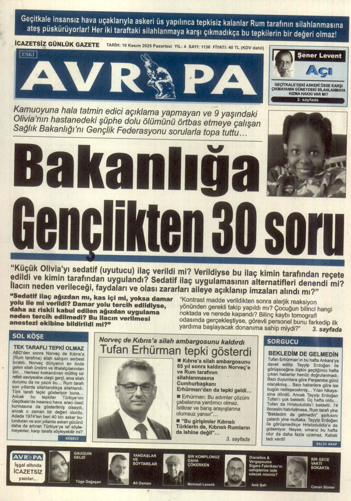 A V R U P A G A Z E T E S I 20251110