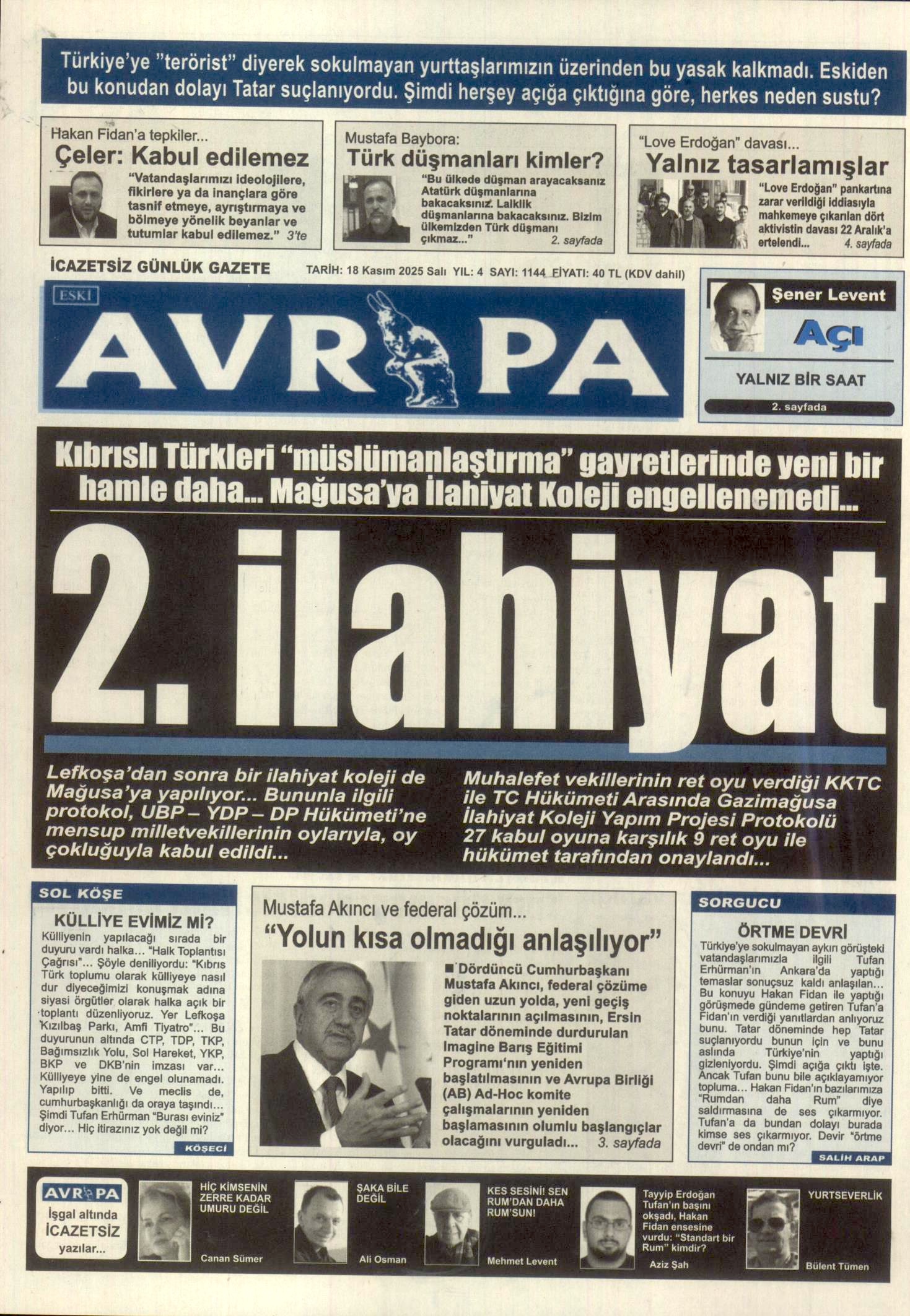 A V R U P A G A Z E T E S I 20251118