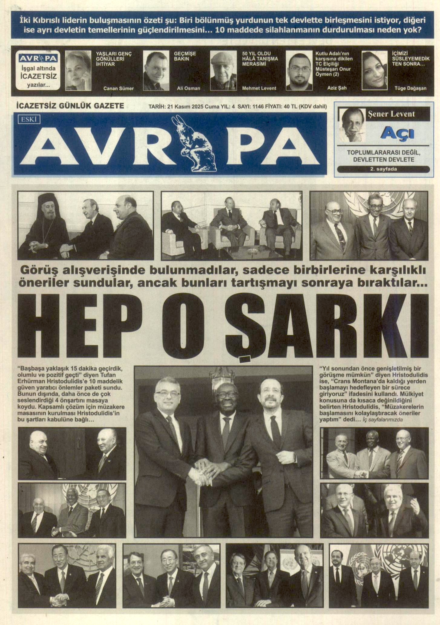 A V R U P A G A Z E T E S I 20251121