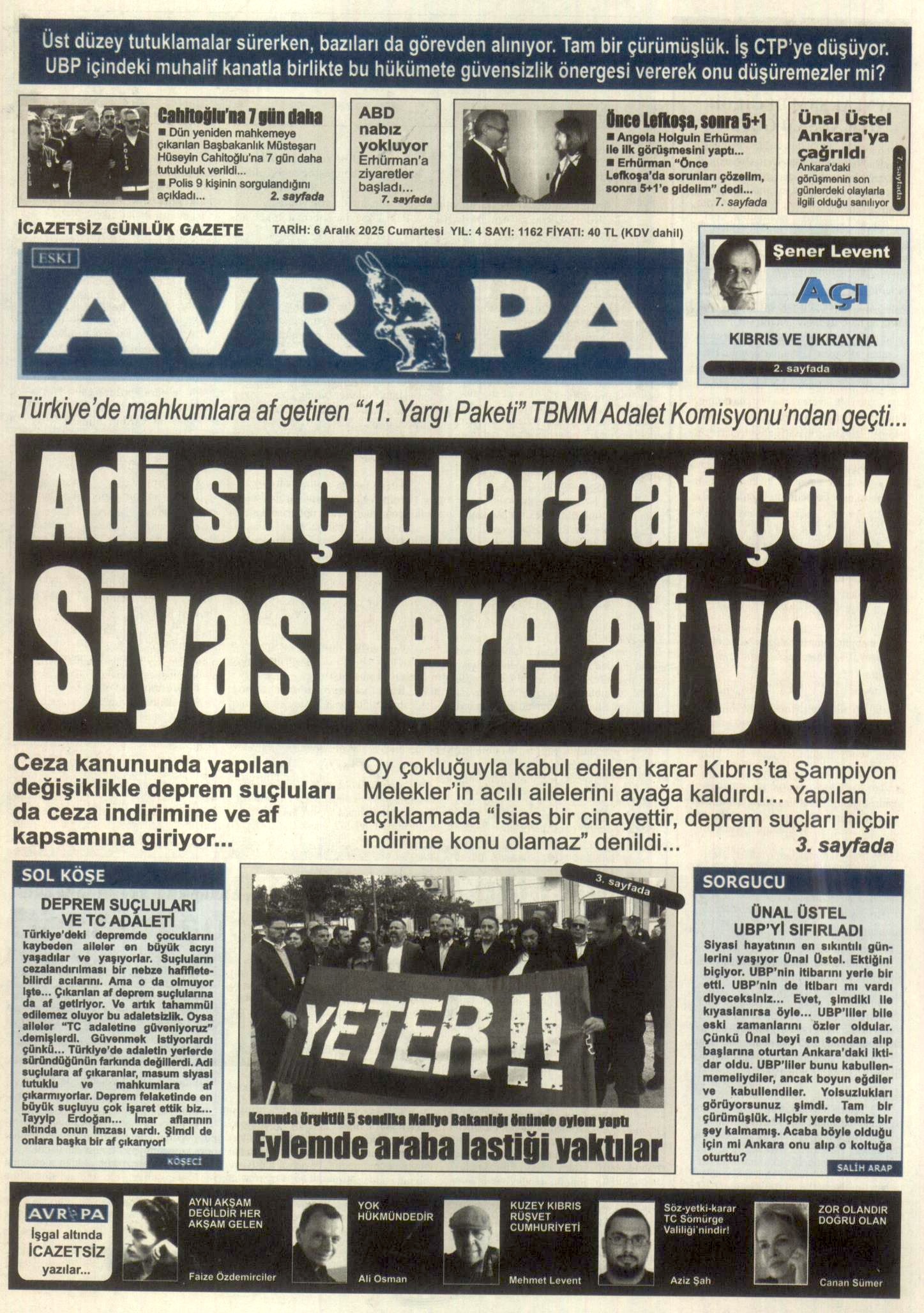 A V R U P A G A Z E T E S I 20251206