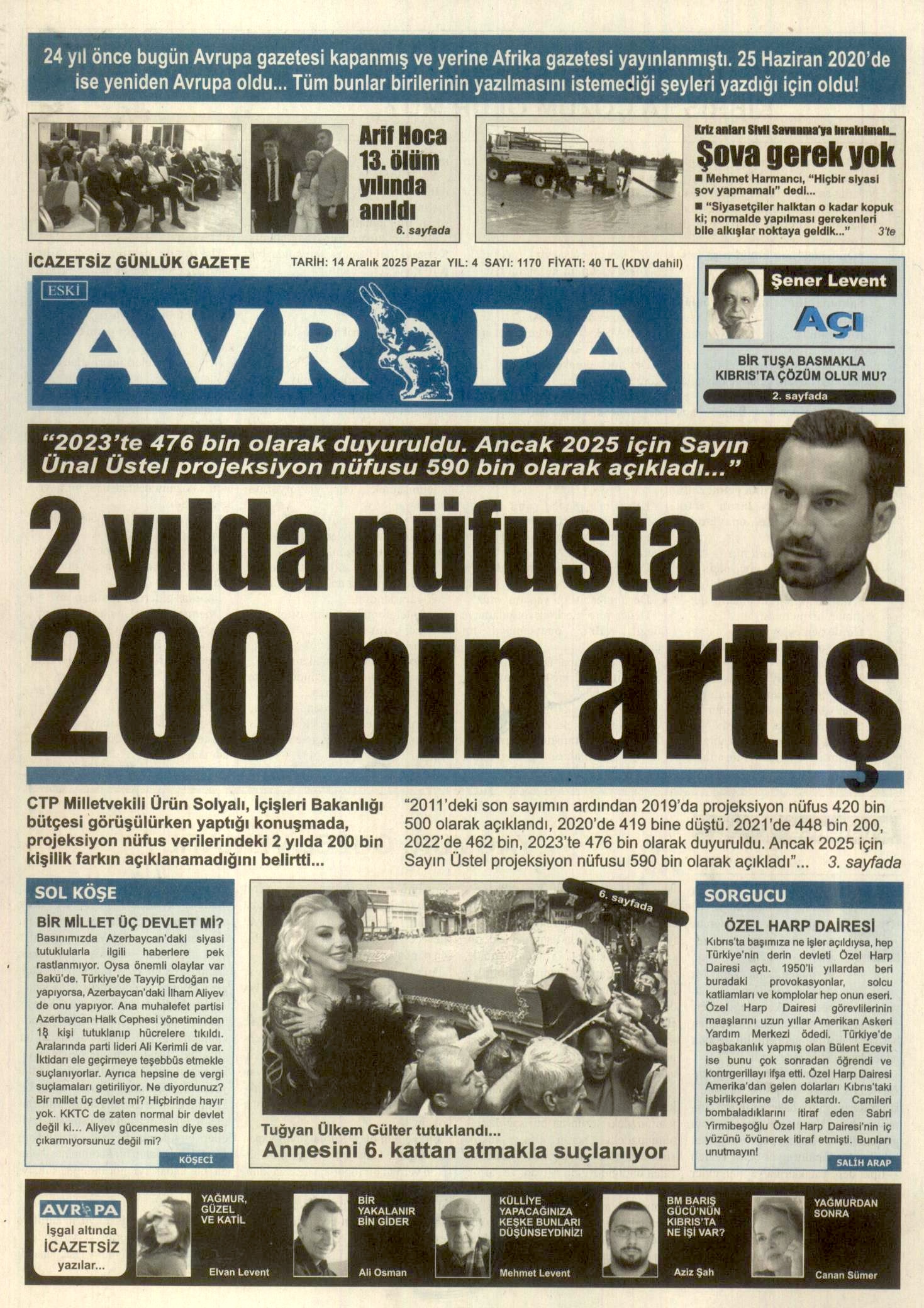 A V R U P A G A Z E T E S I 20251214