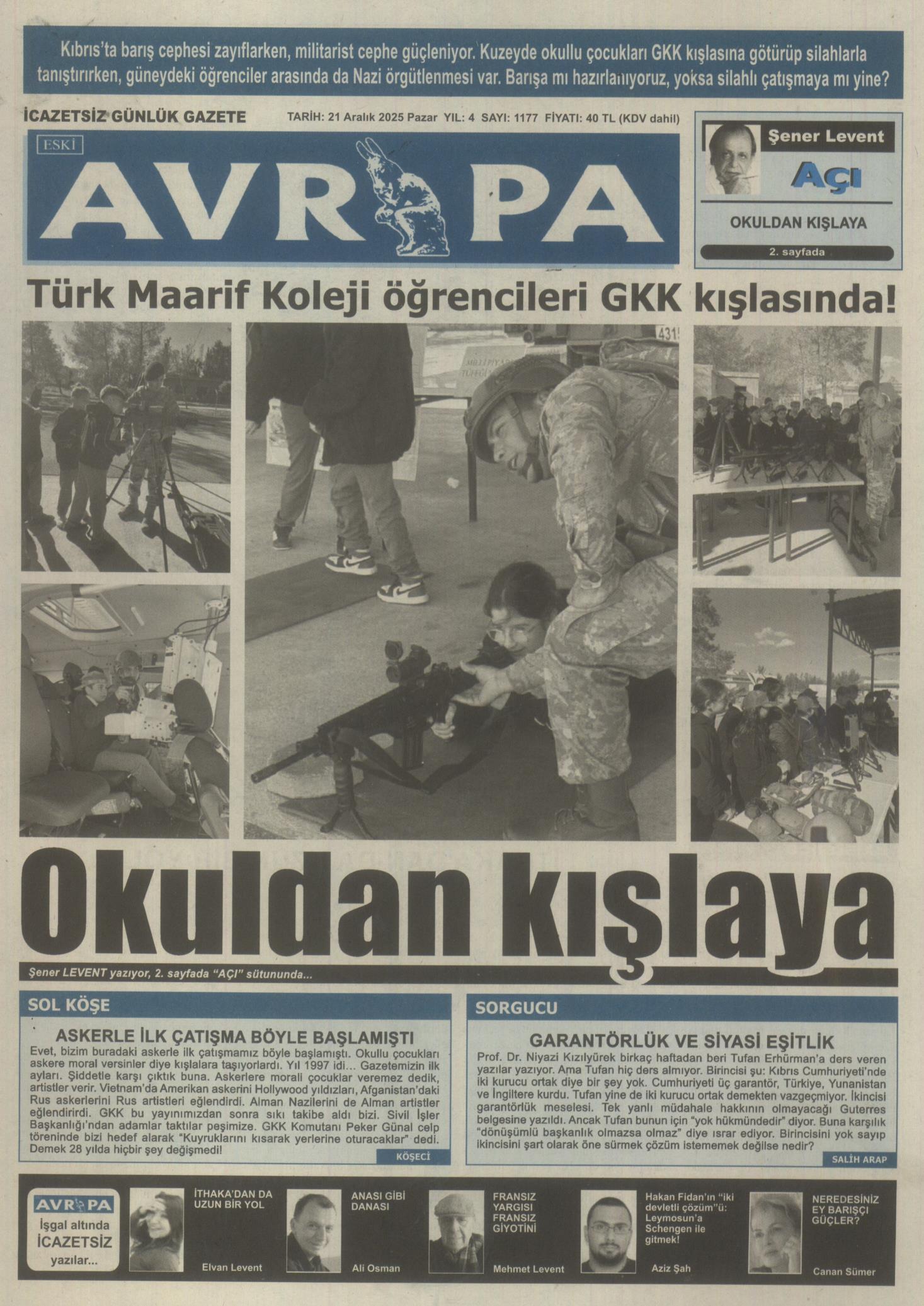 A V R U P A G A Z E T E S I 20251221