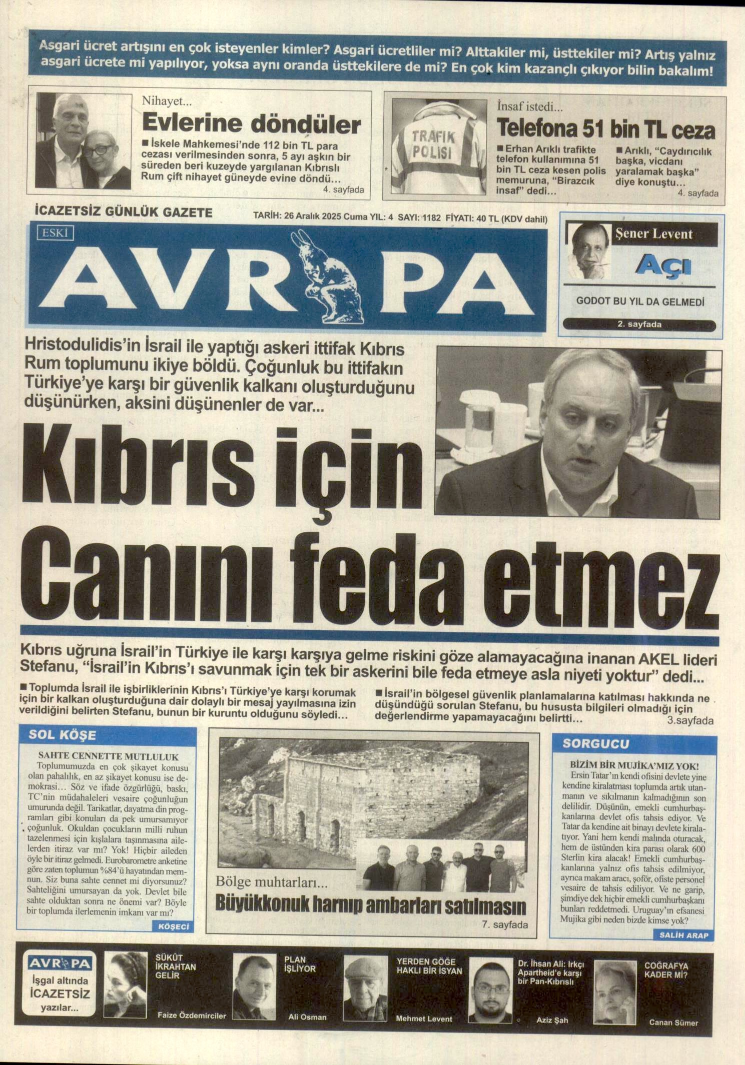 A V R U P A G A Z E T E S I 20251226