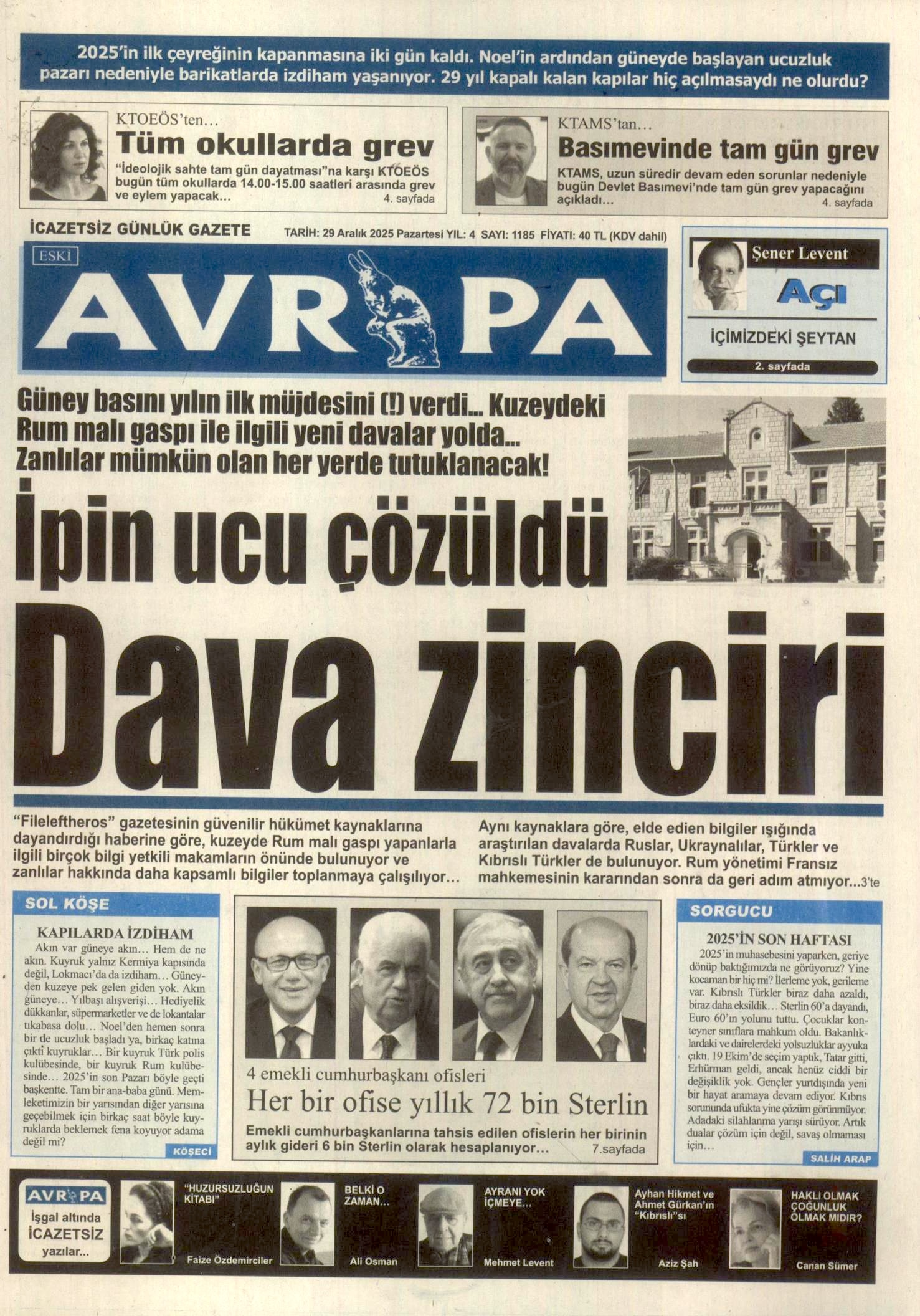 A V R U P A G A Z E T E S I 20251229