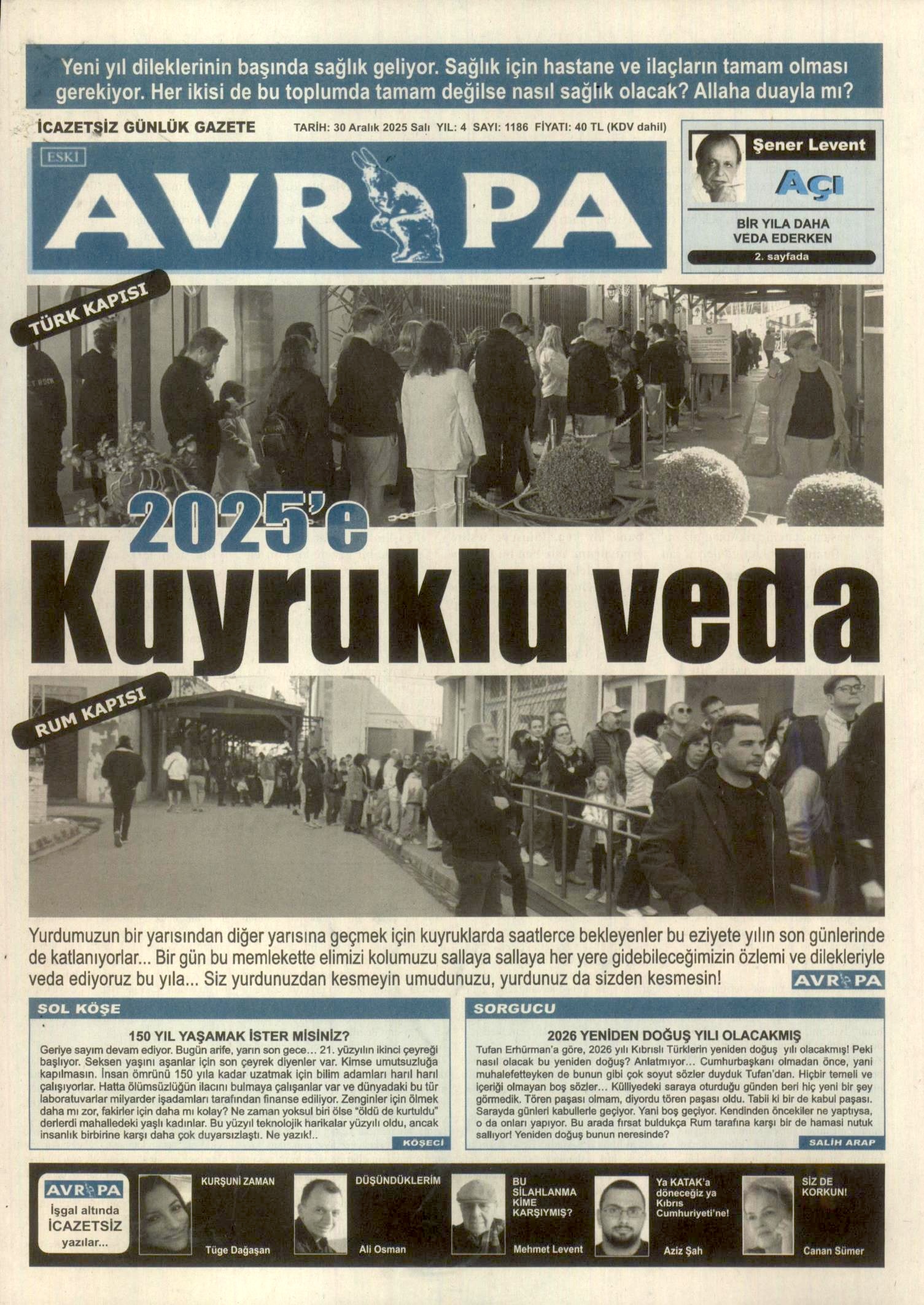 A V R U P A G A Z E T E S I 20251230