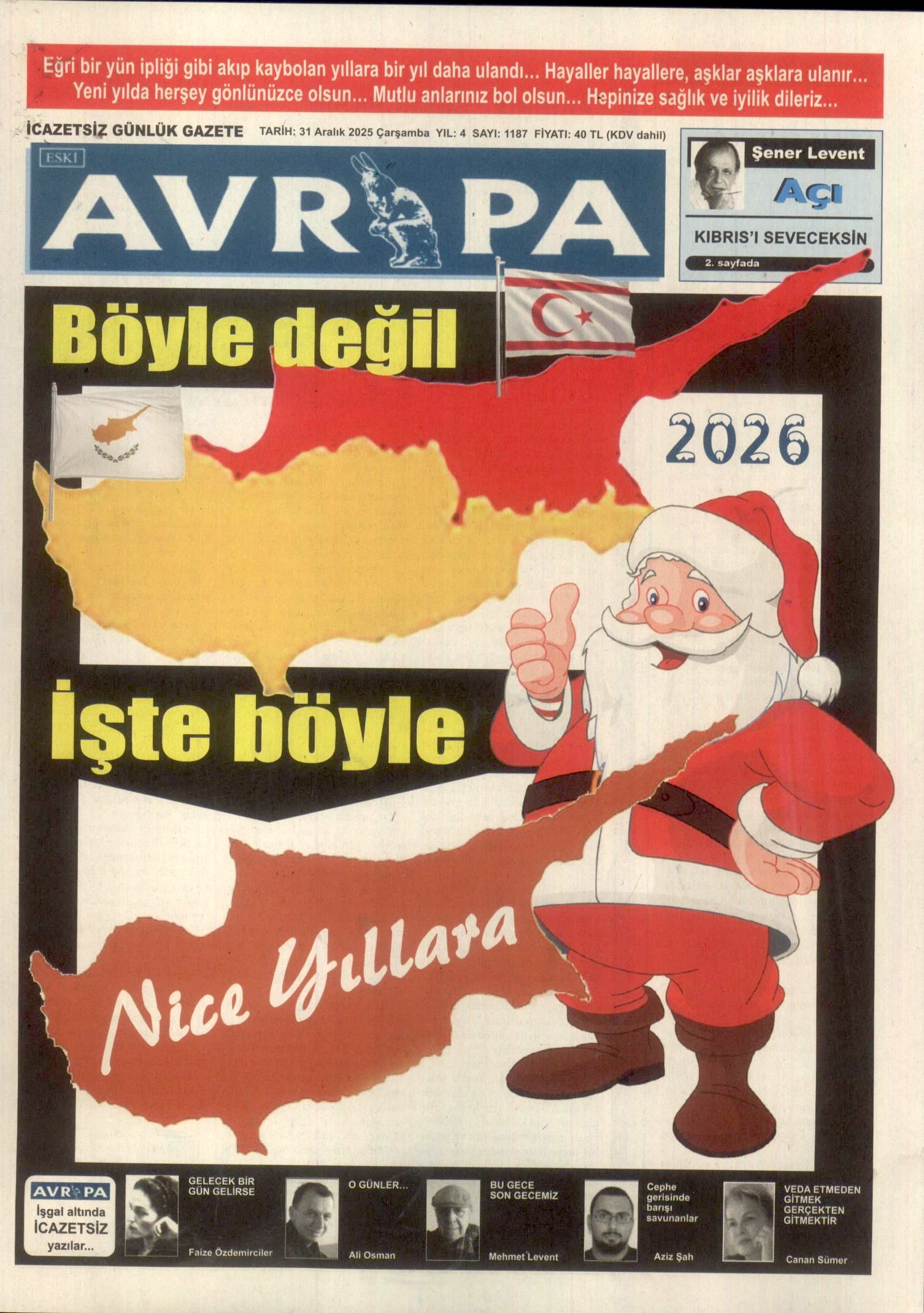 A V R U P A G A Z E T E S I 20251231